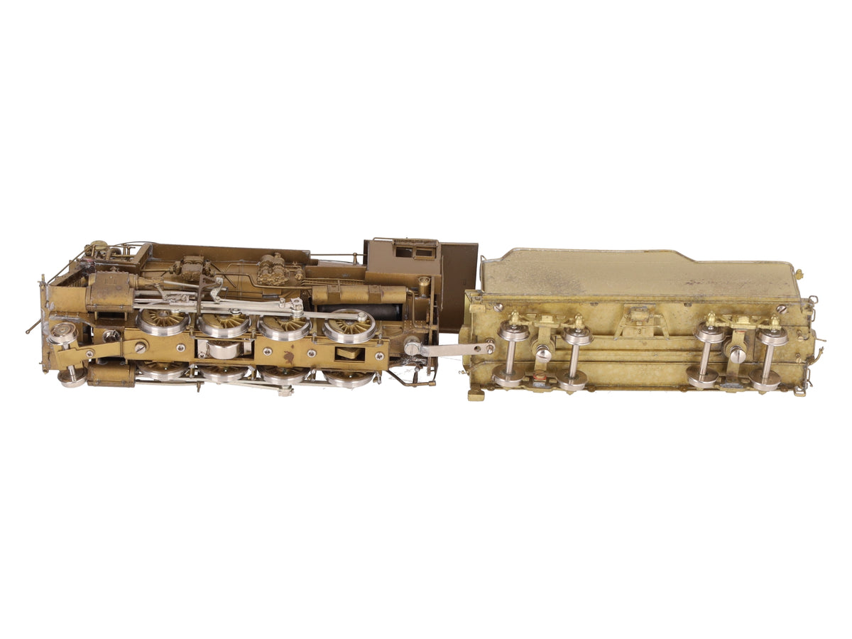 Custom NJ Brass 933C HO BRASS CV M-3a 2-8-0 Steam Locomotive- Unpainted EX/Box