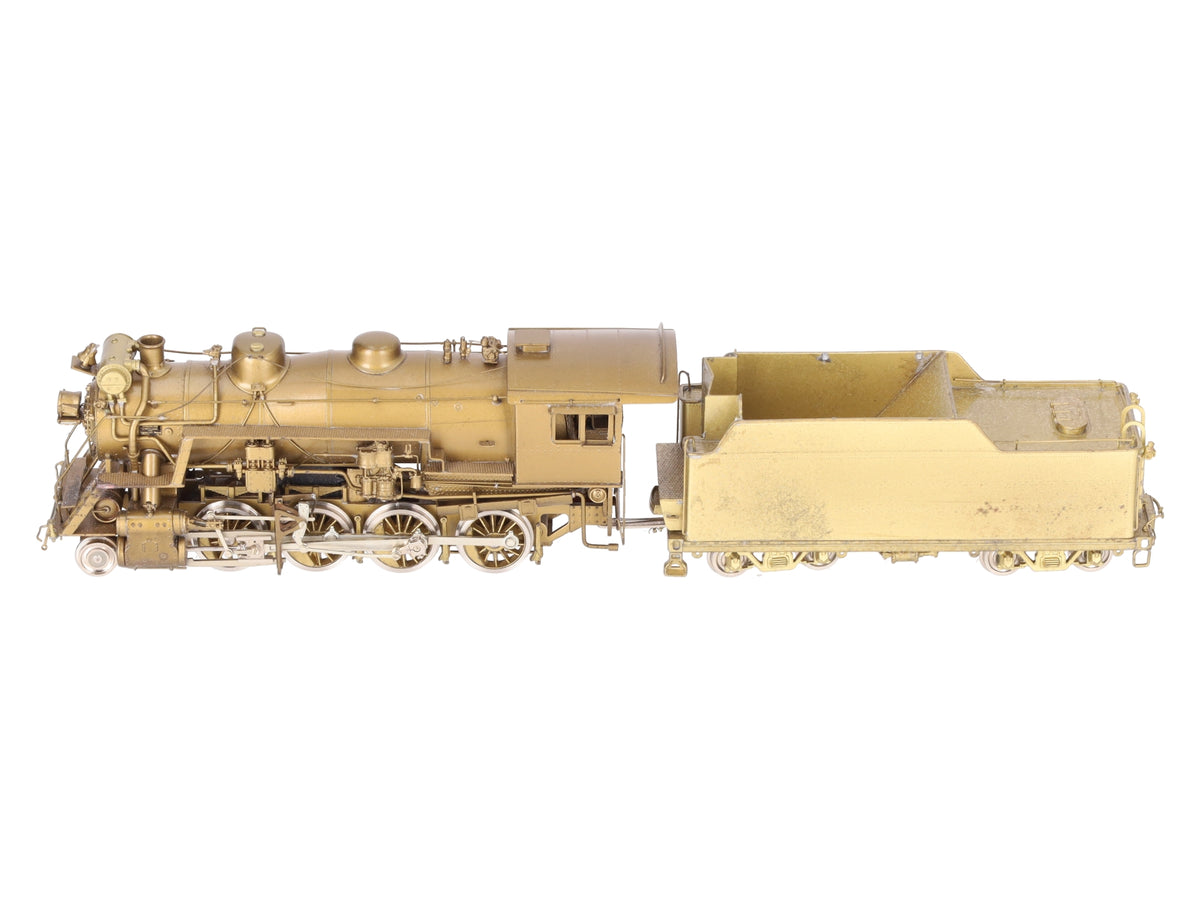 Custom NJ Brass 933C HO BRASS CV M-3a 2-8-0 Steam Locomotive- Unpainted EX/Box