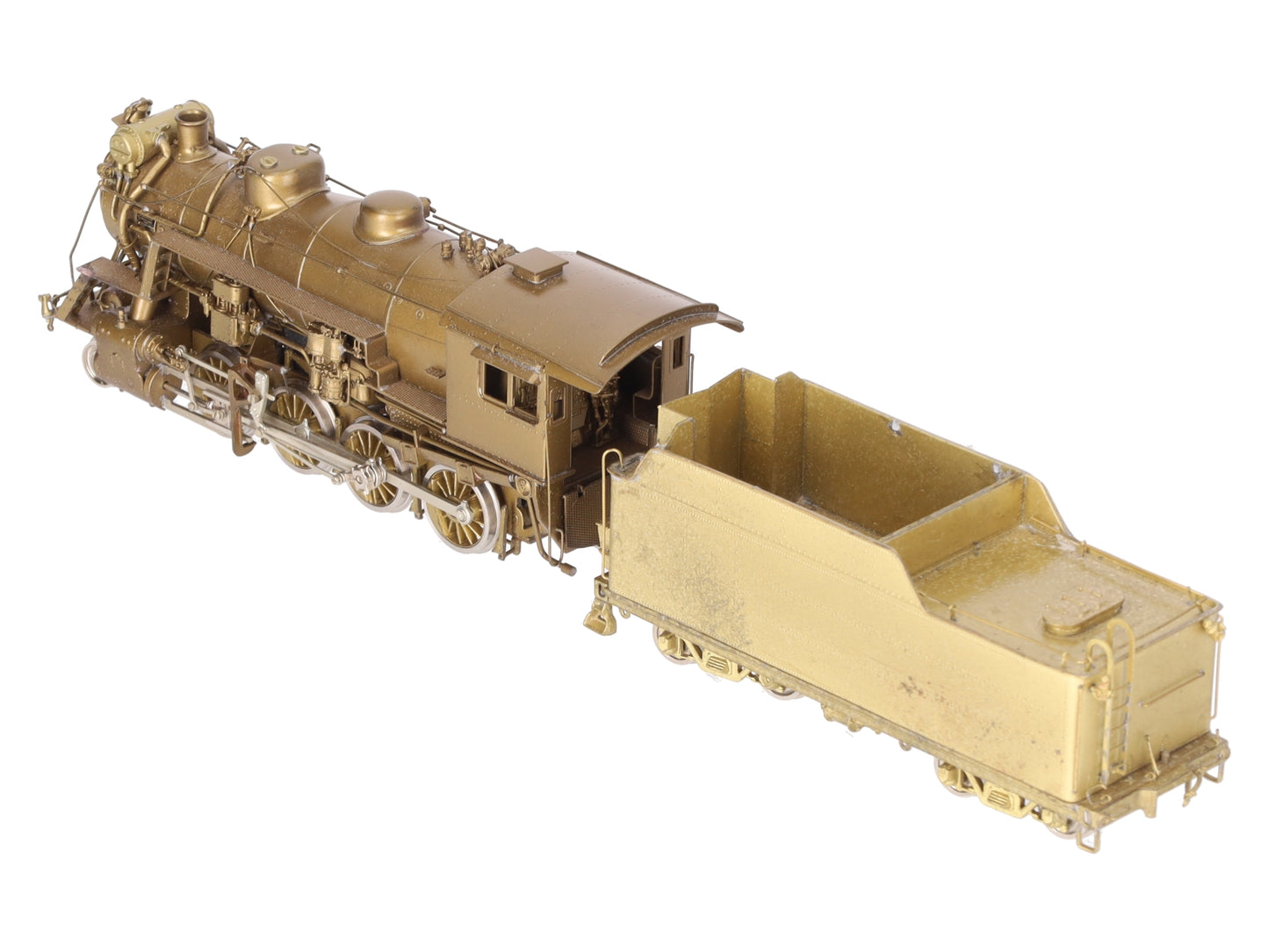 Custom NJ Brass 933C HO BRASS CV M-3a 2-8-0 Steam Locomotive- Unpainted EX/Box