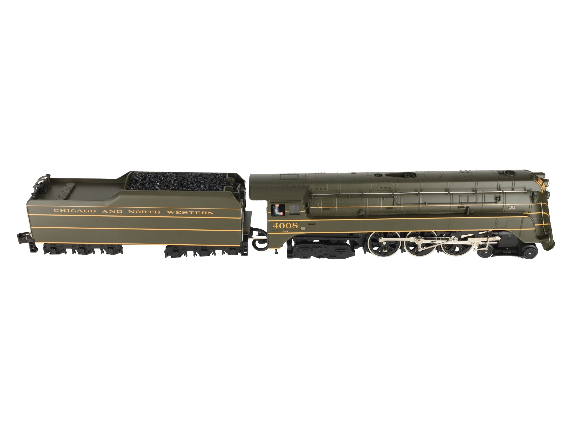 MTH 20-3034-1 O CNW 4-6-4 E-4 Hudson Steam Locomotive & Tender w/PS1 #4008 LN/Box