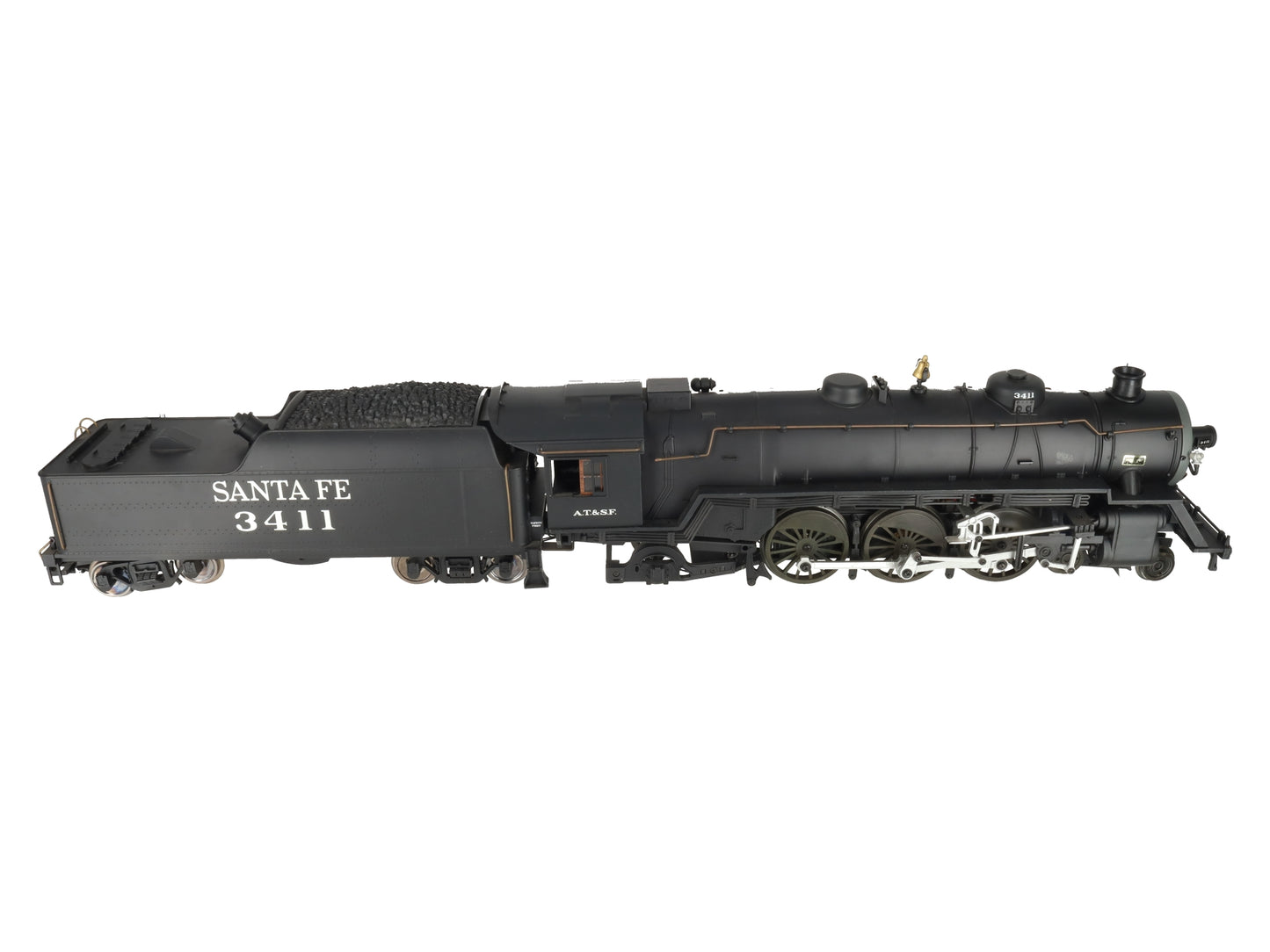 Aristo-Craft 21411 Atchison, Topeka and Santa Fe 4-6-2 Steam Locomotive &Tender VG/Box