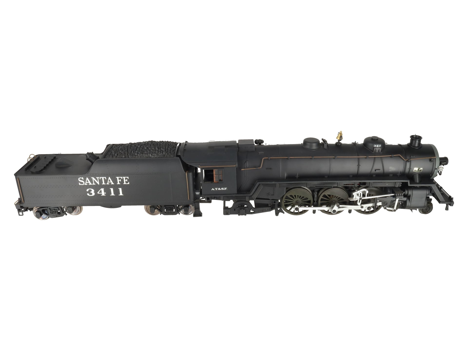 Aristo-Craft 21411 Atchison, Topeka and Santa Fe 4-6-2 Steam Locomotive &Tender VG/Box