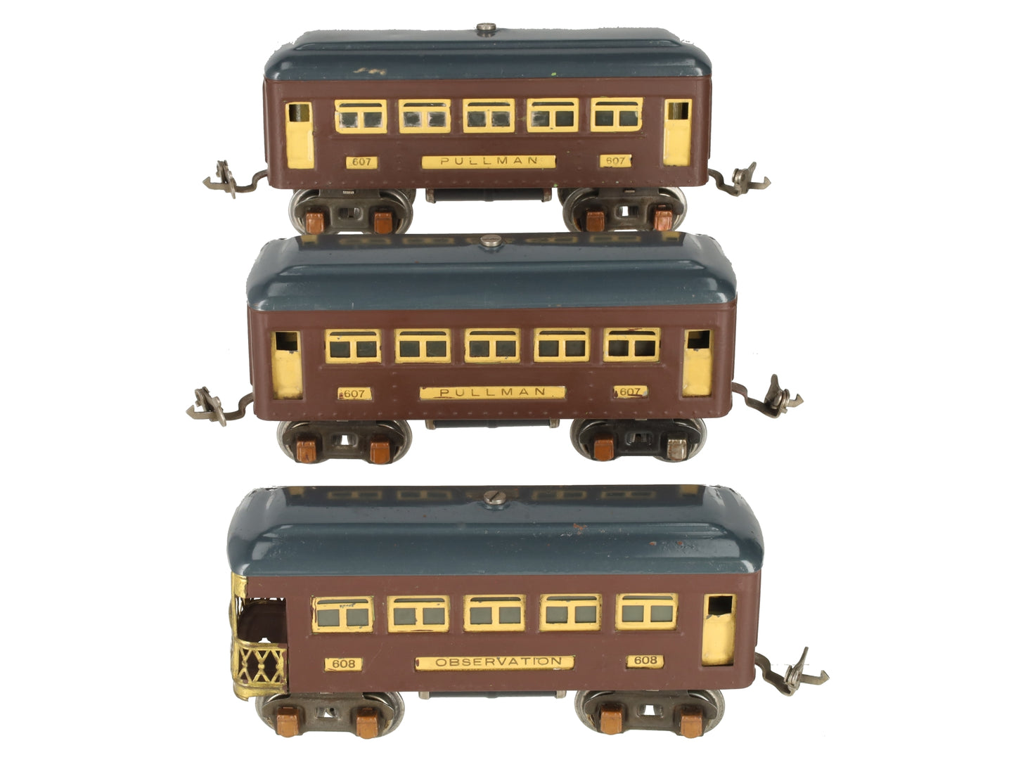 Lionel 607/608 Vintage O Custom Lionel Lines Pullman & Observation Car [3]