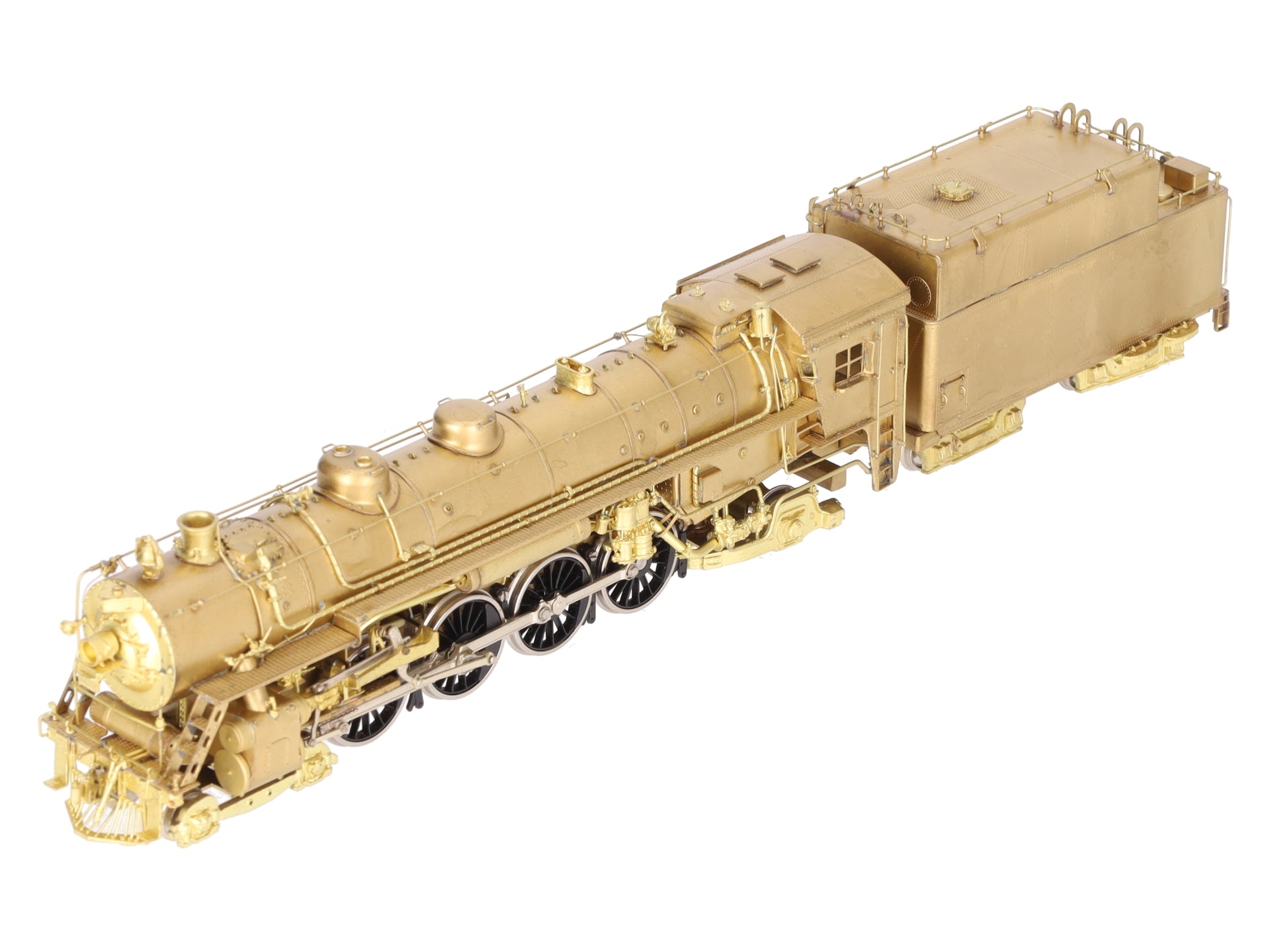 Van Hobbies HO BRASS CNR U-1-d 4-8-2 Steam Locomotive w/ Tender - Unpainted EX/Box