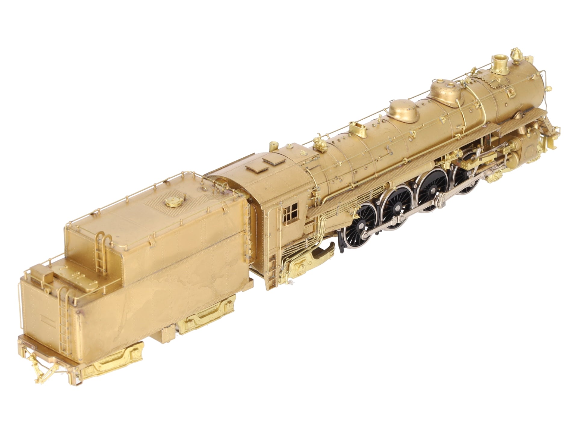 Van Hobbies HO BRASS CNR U-1-d 4-8-2 Steam Locomotive w/ Tender - Unpainted EX/Box