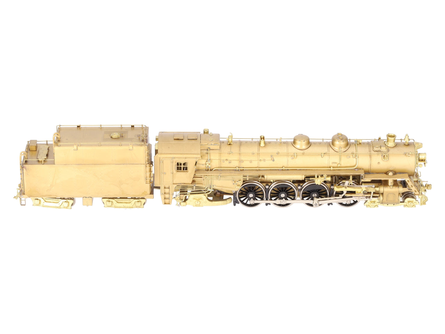 Van Hobbies HO BRASS CNR U-1-d 4-8-2 Steam Locomotive w/ Tender - Unpainted EX/Box