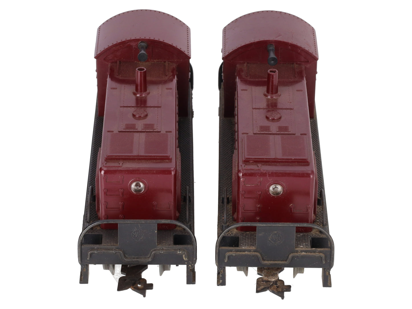 Marx 1998 Vintage O Gauge AT&SF Alco S-3 Diesel Switcher & Dummy Unit (Set of 2) VG