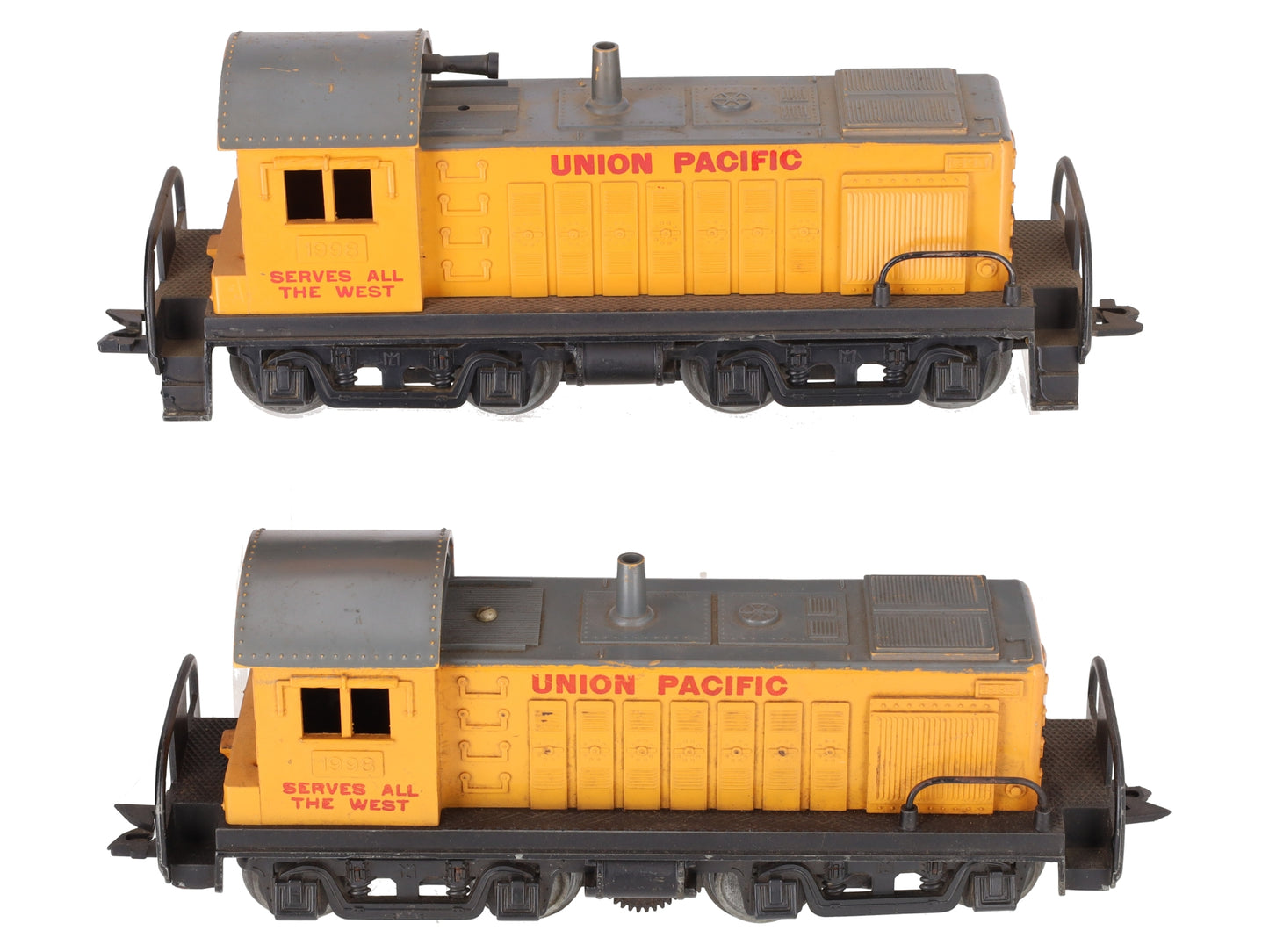 Marx 1998 Vintage O Gauge Union Pacific Alco S-3 Switcher Diesel & Dummy Unit VG