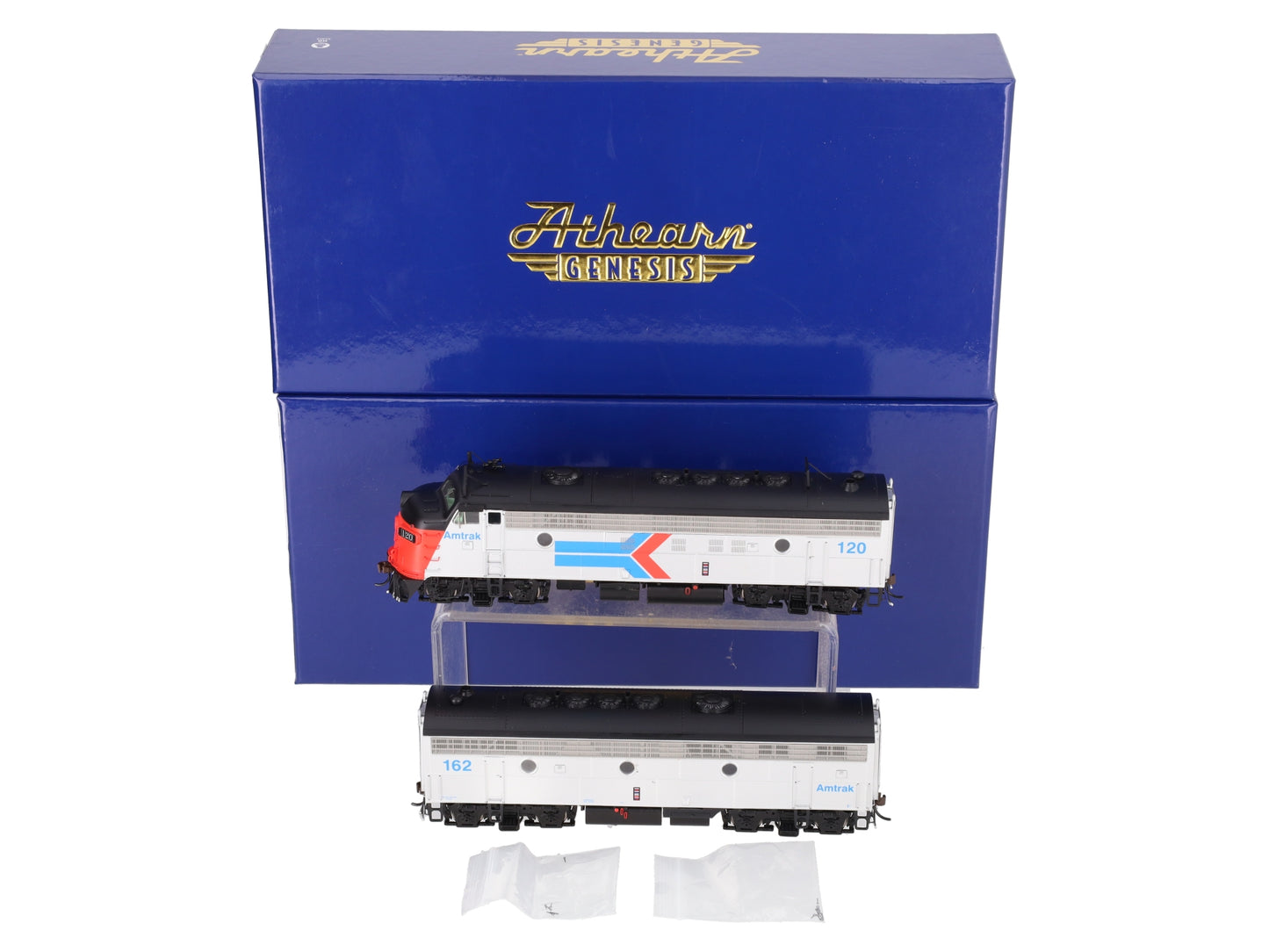 Athearn ATHG19594 HO Scale Amtrak FP7/F7B Diesel Locomotive (Set Of 2) EX/Box