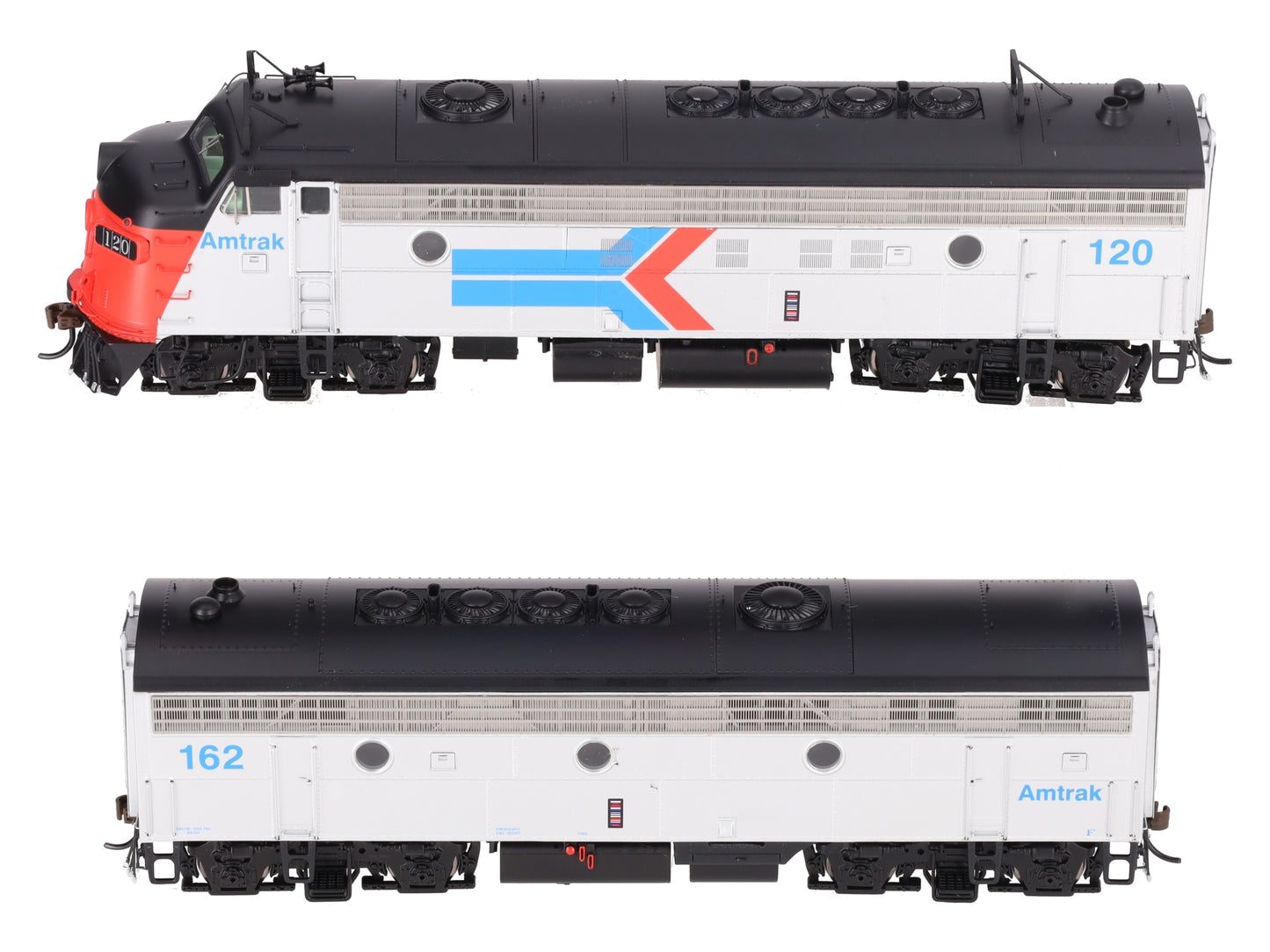 Athearn ATHG19594 HO Scale Amtrak FP7/F7B Diesel Locomotive (Set Of 2) EX/Box