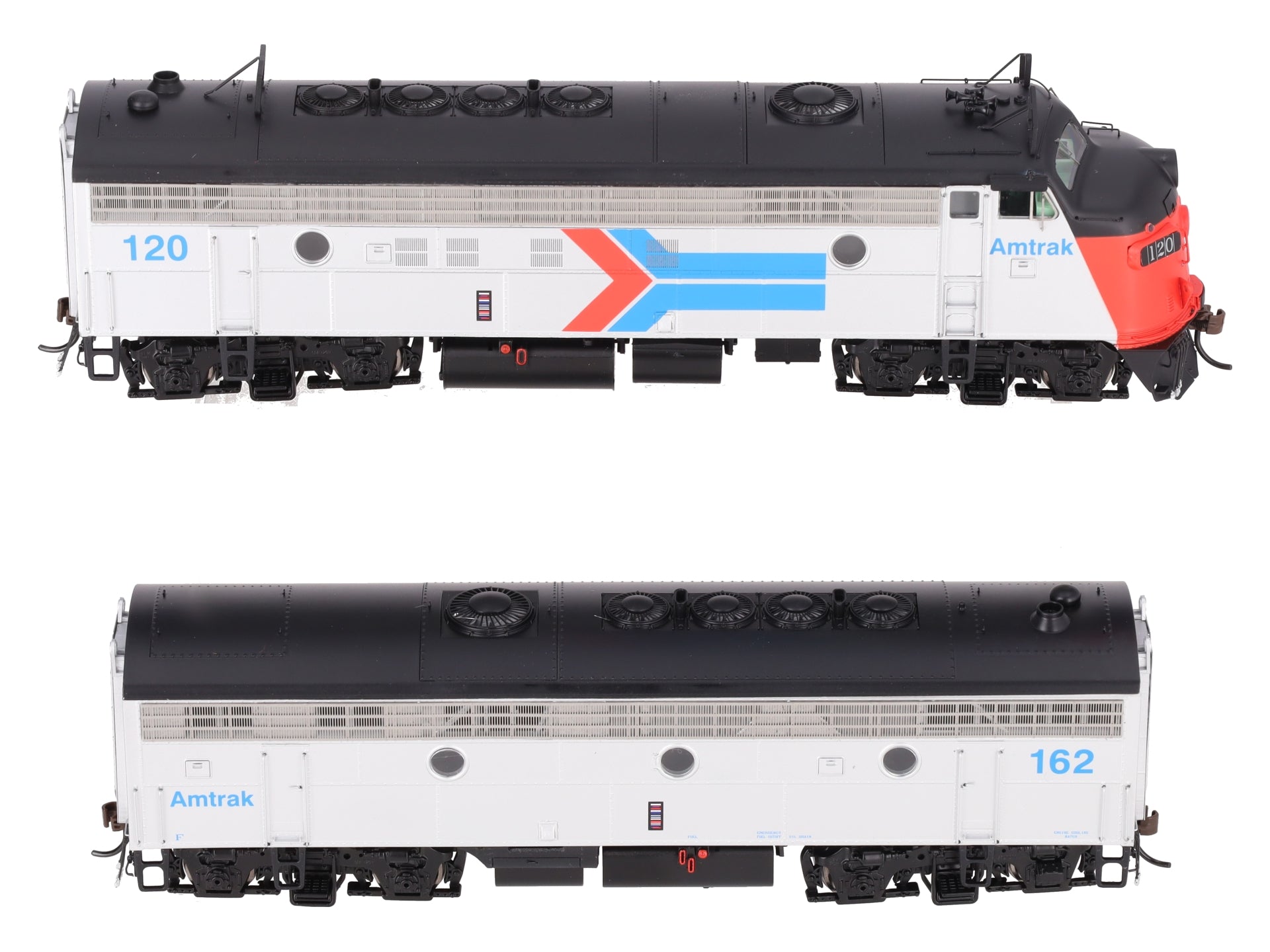Athearn ATHG19594 HO Scale Amtrak FP7/F7B Diesel Locomotive (Set Of 2) EX/Box