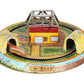Marx Vintage Tin Litho "El Tren de la Alegria" Wind-up Toy VG