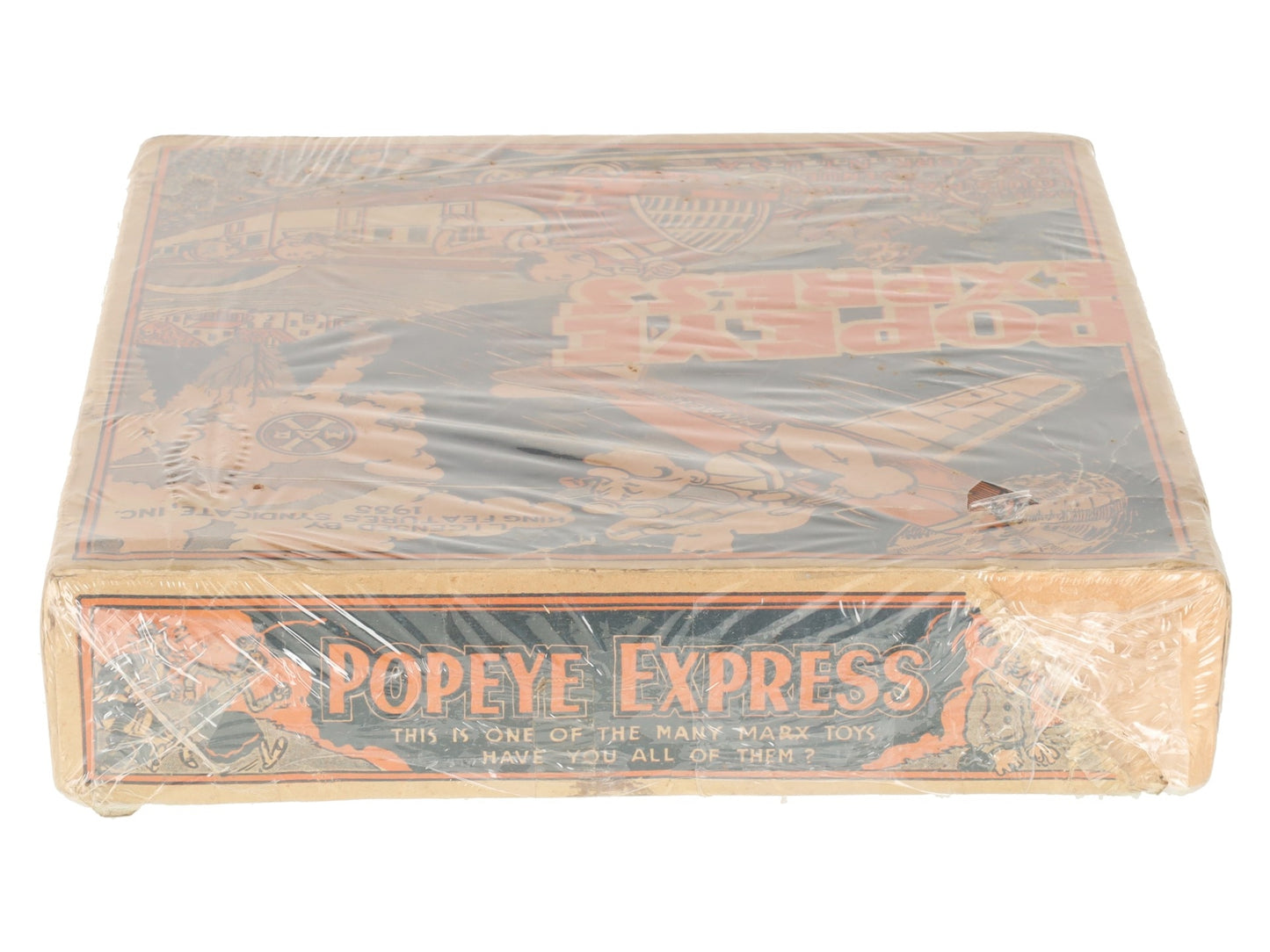 Marx Vintage Tin Litho Popeye Express Wind-up Toy VG/Box