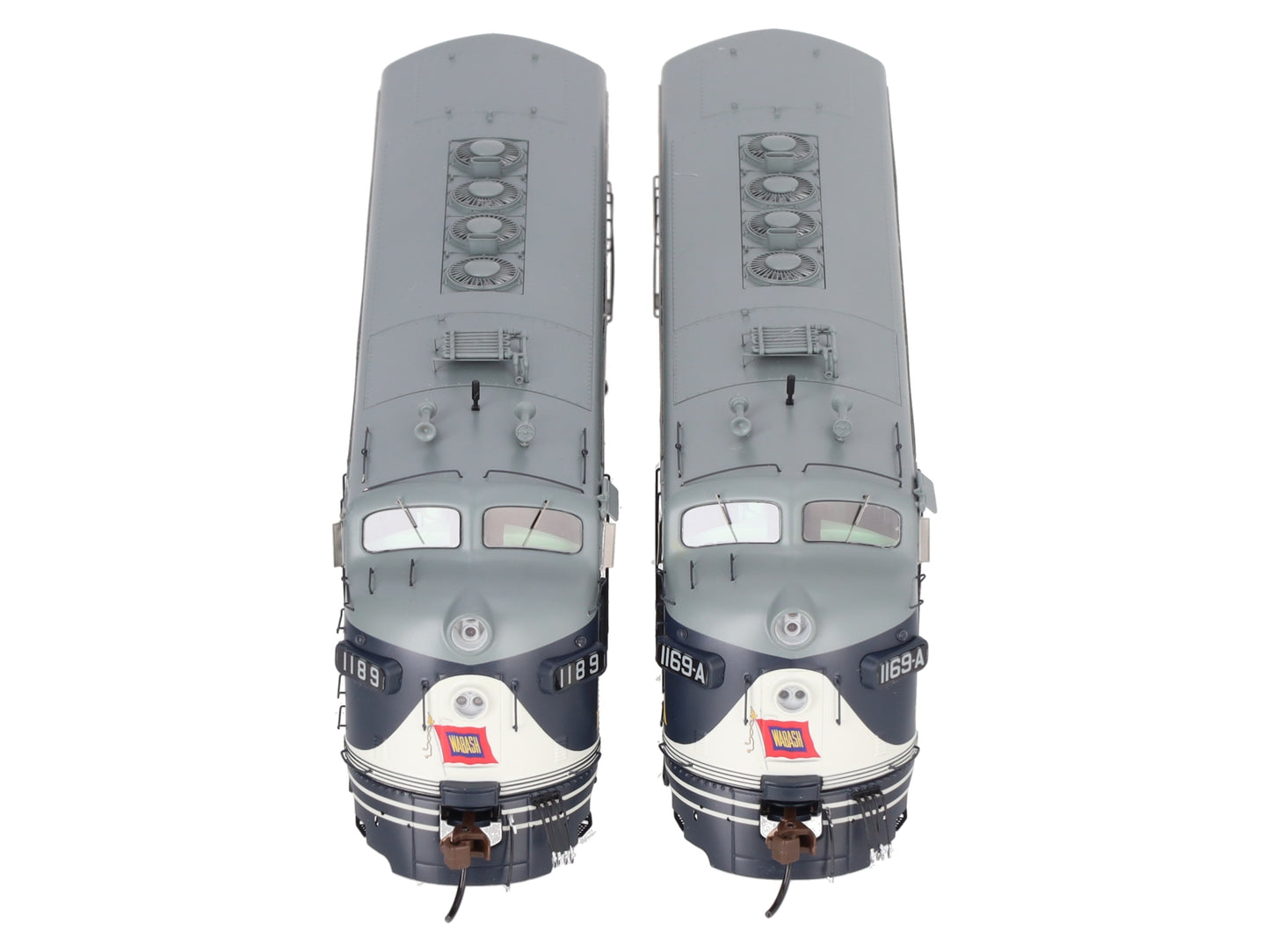 Athearn ATHG19591 HO Scale Wabash F7A/F7A Diesel Locomotive 1189 & 1189A Set EX/Box