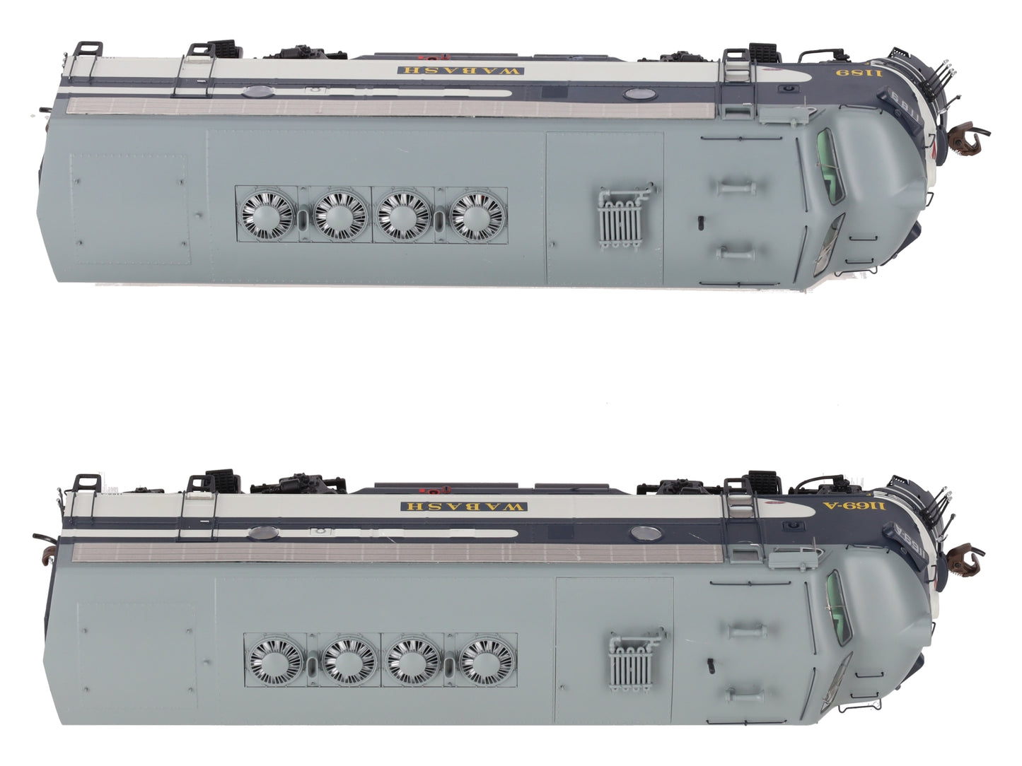 Athearn ATHG19591 HO Scale Wabash F7A/F7A Diesel Locomotive 1189 & 1189A Set EX/Box