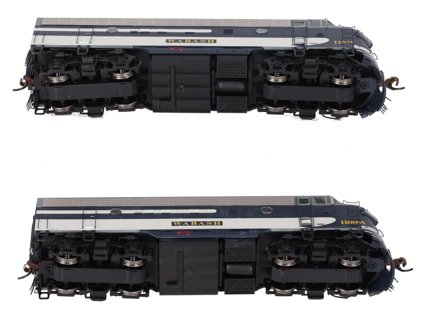 Athearn ATHG19591 HO Scale Wabash F7A/F7A Diesel Locomotive 1189 & 1189A Set EX/Box