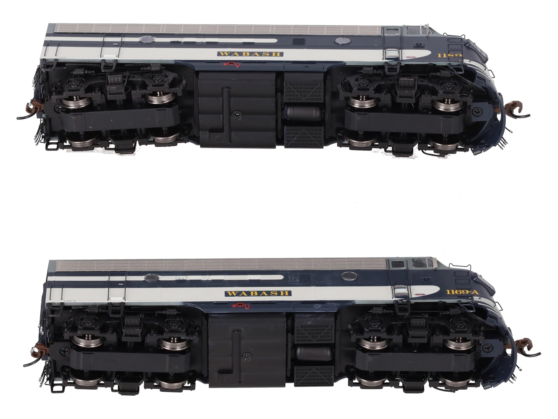 Athearn ATHG19591 HO Scale Wabash F7A/F7A Diesel Locomotive 1189 & 1189A Set EX/Box