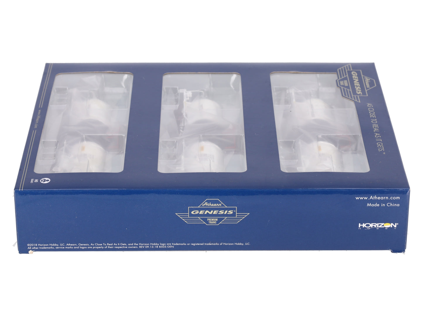 Athearn G17878 HO Scale NATX 13,600-Gallon Acid Tank Cars (Set of 3) EX/Box