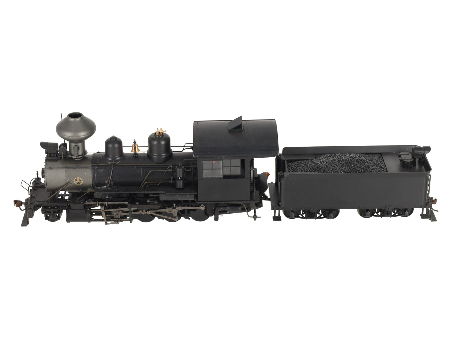 Bachmann 25999 On30 Painted & Unlettered 2-8-0 Steam Locomotive w/DCC VG/Box