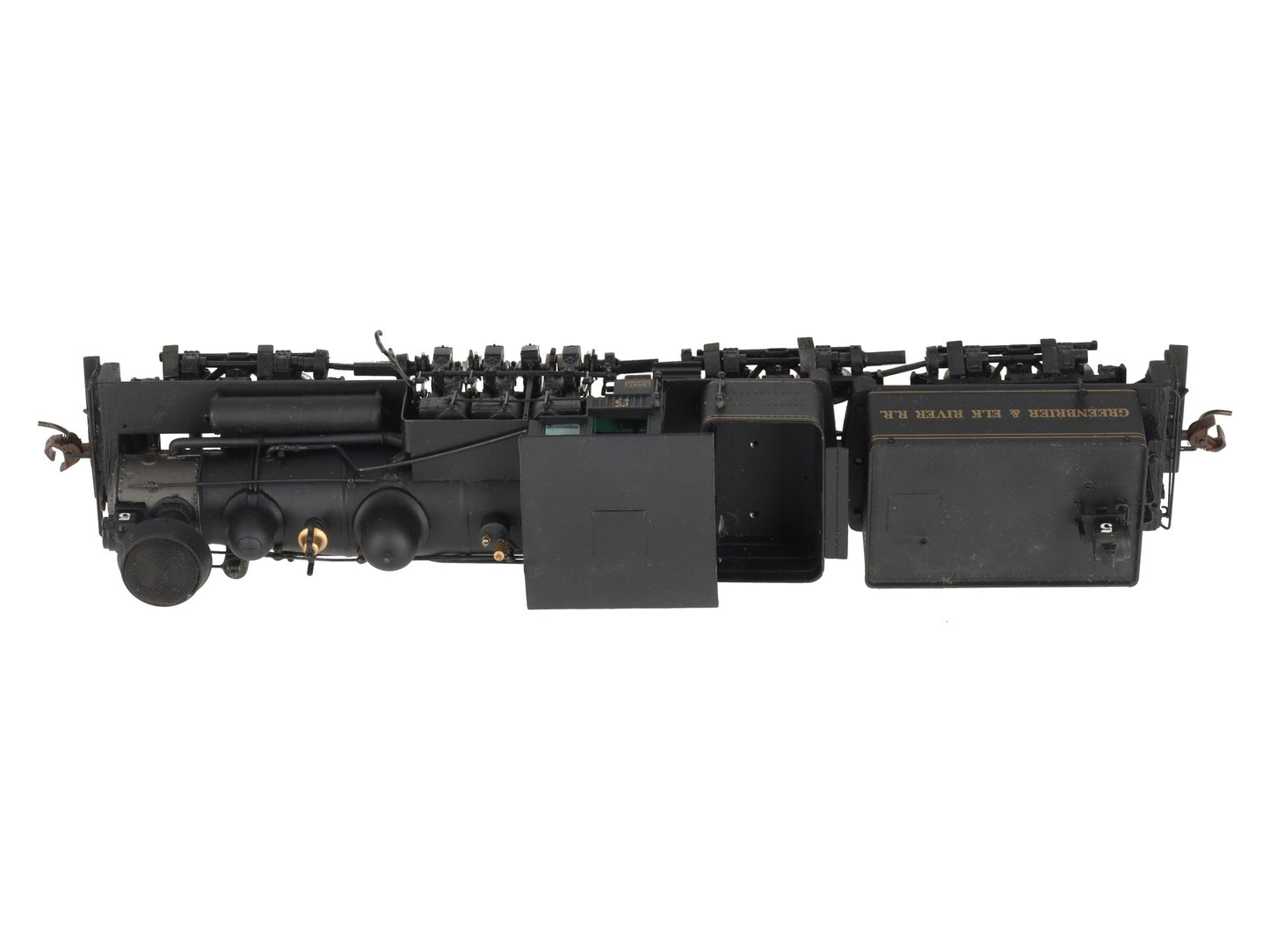 Bachmann 81903 HO Greenbrier & Elk River 80-Ton Wood Cab Three Truck Steam Shay EX/Box