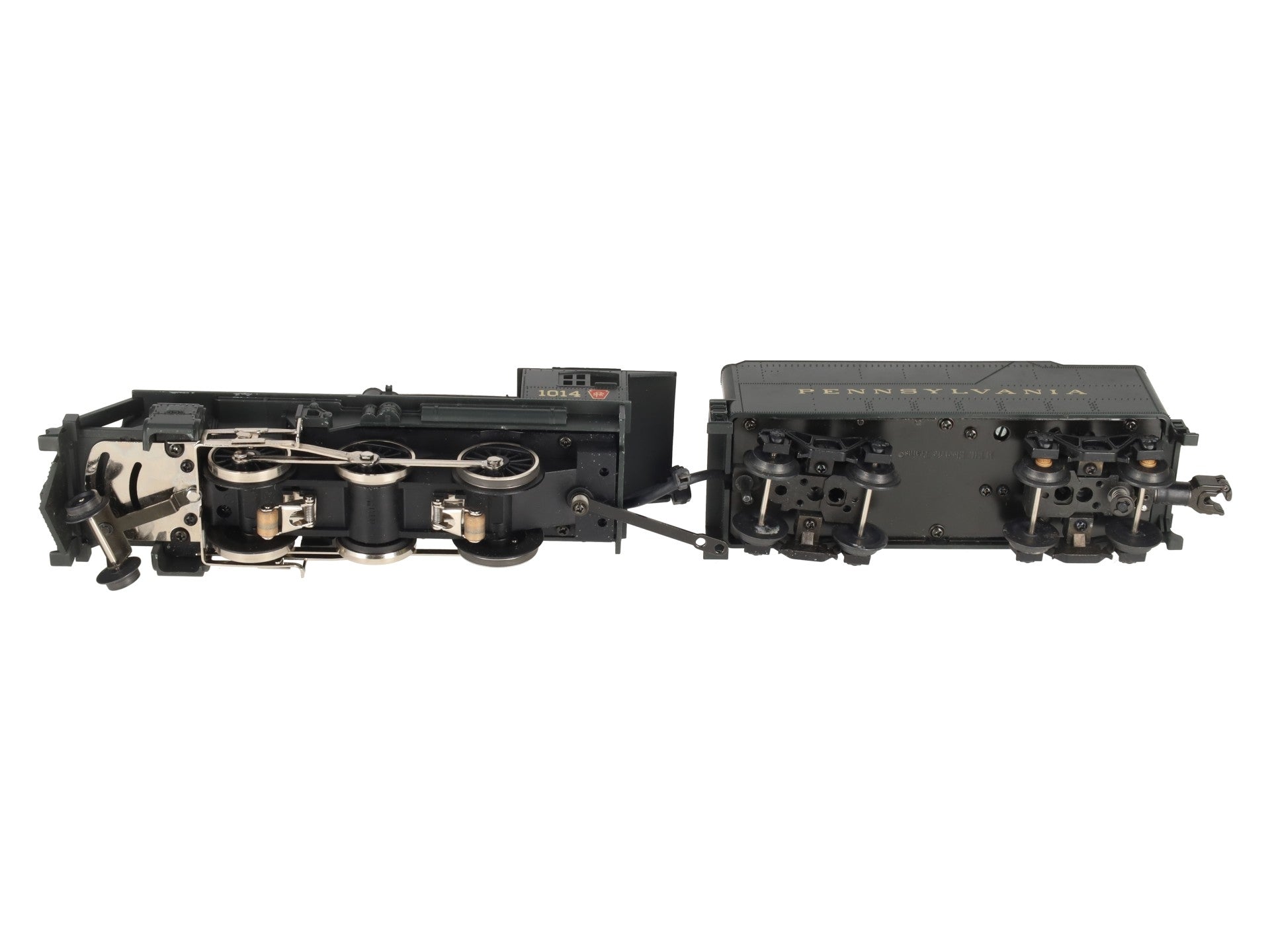 MTH 30-1148-1 Pennsylvania 2-6-0 Steam Engine And Tender w/PS1 #1014 EX/Box