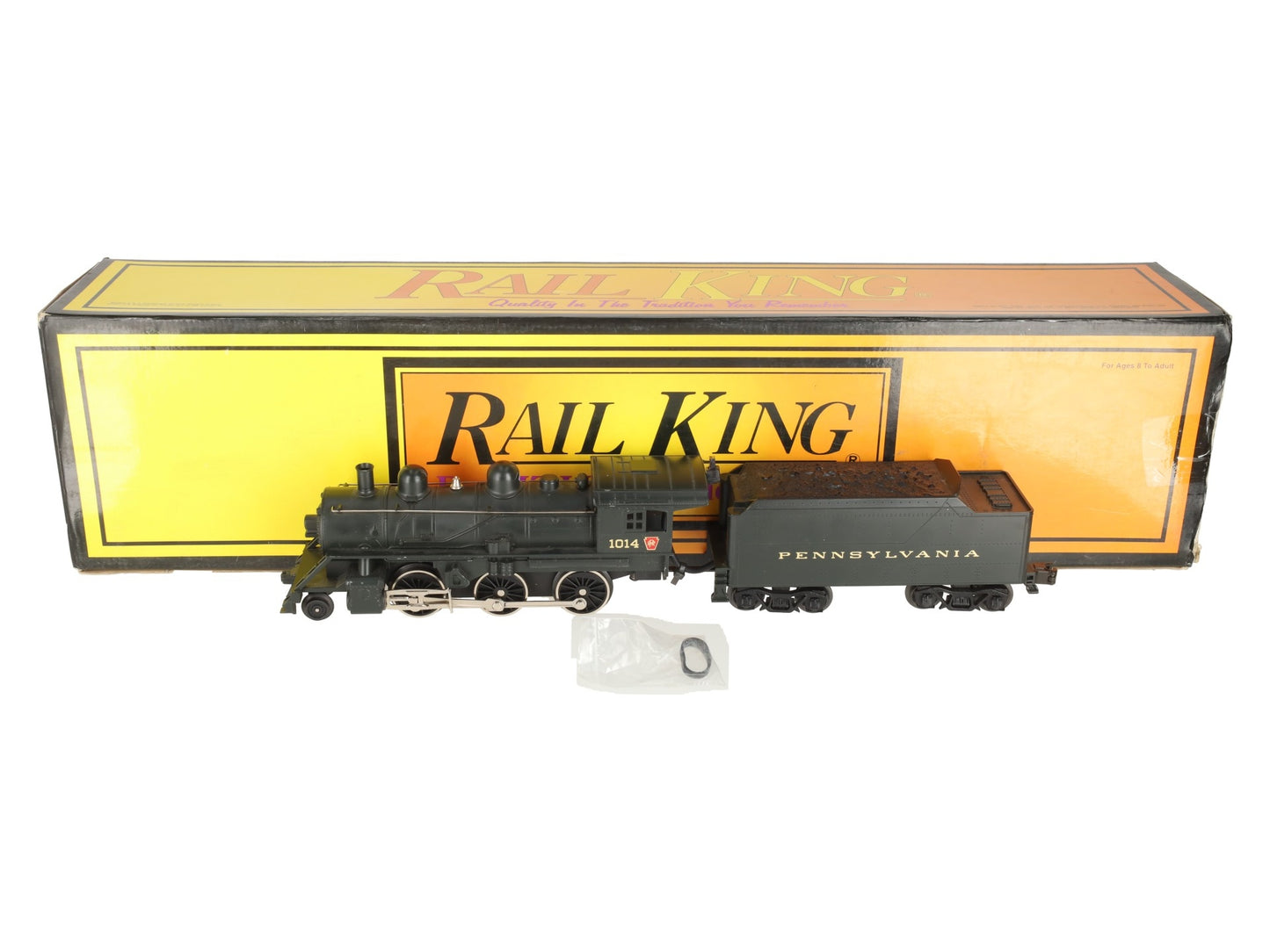 MTH 30-1148-1 Pennsylvania 2-6-0 Steam Engine And Tender w/PS1 #1014 EX/Box