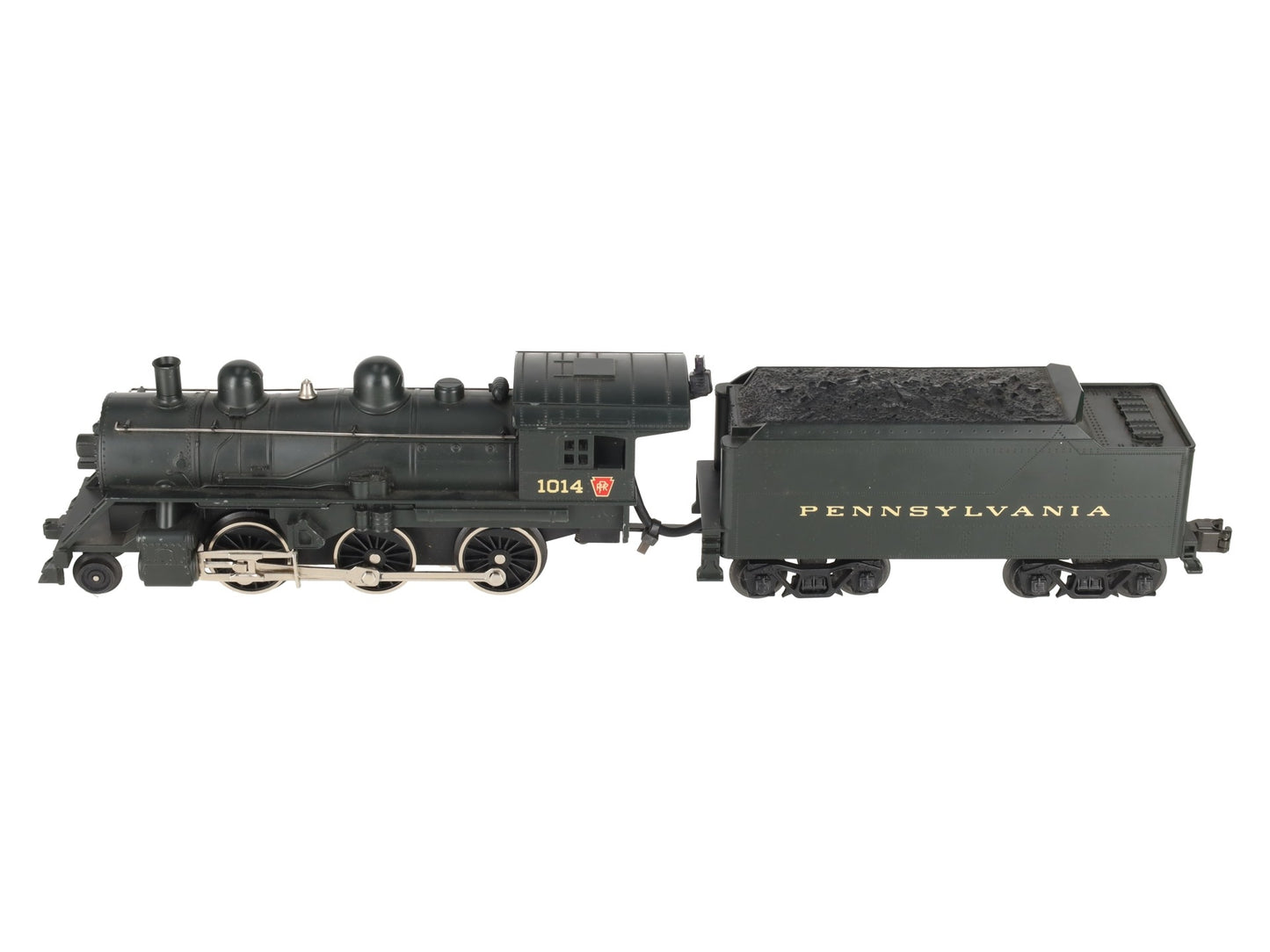 MTH 30-1148-1 Pennsylvania 2-6-0 Steam Engine And Tender w/PS1 #1014 EX/Box