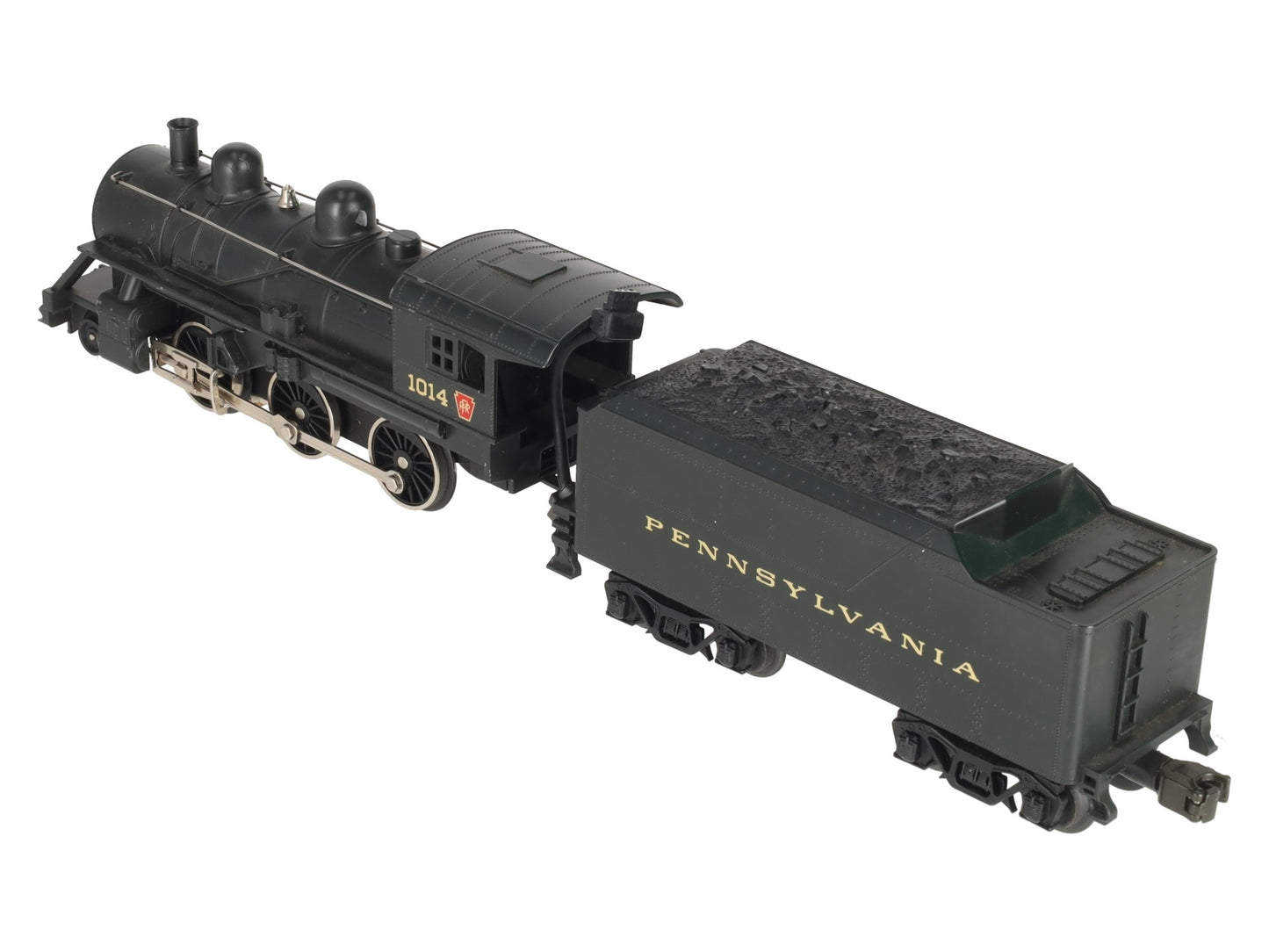 MTH 30-1148-1 Pennsylvania 2-6-0 Steam Engine And Tender w/PS1 #1014 EX/Box