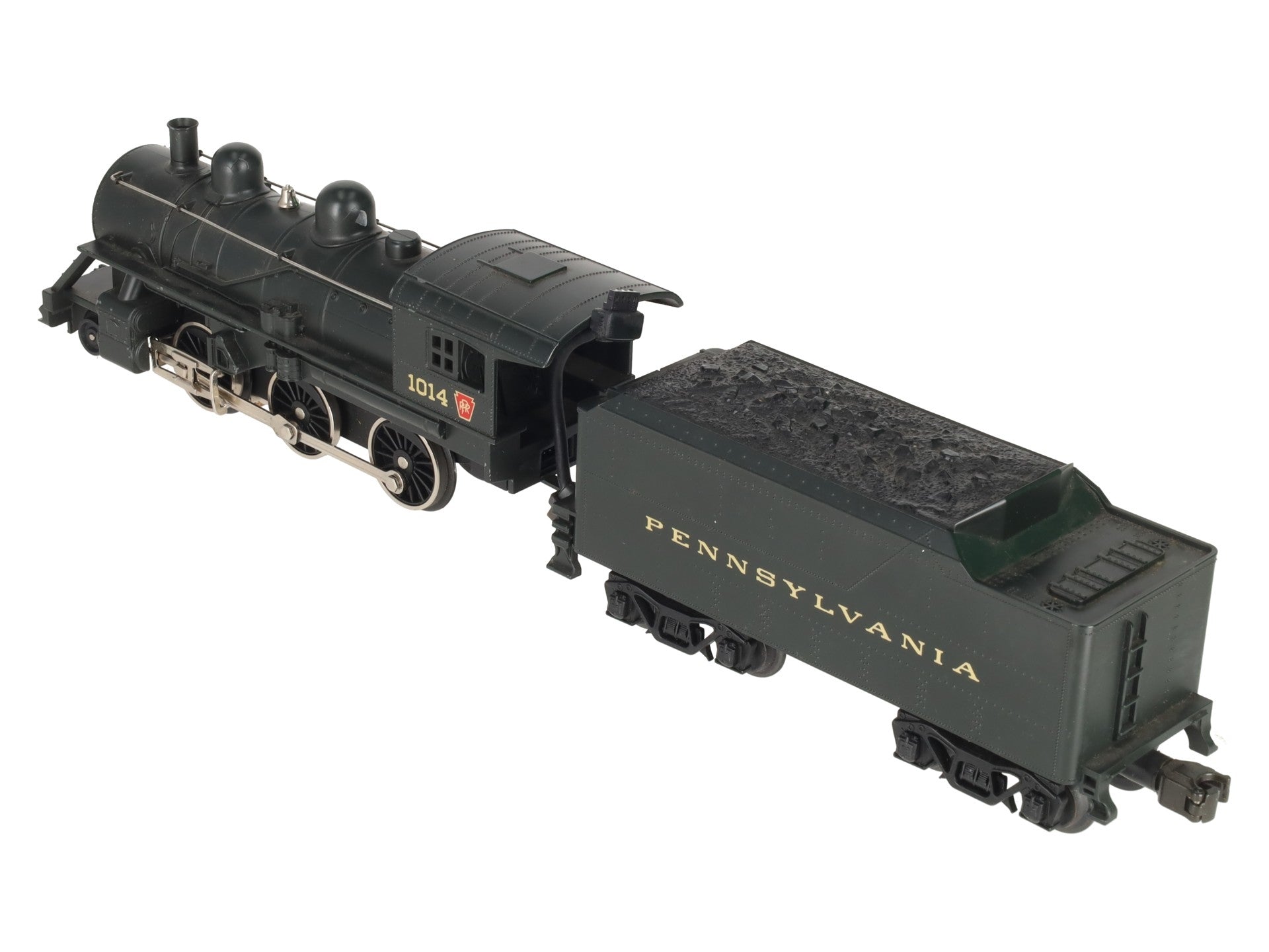 MTH 30-1148-1 Pennsylvania 2-6-0 Steam Engine And Tender w/PS1 #1014 EX/Box