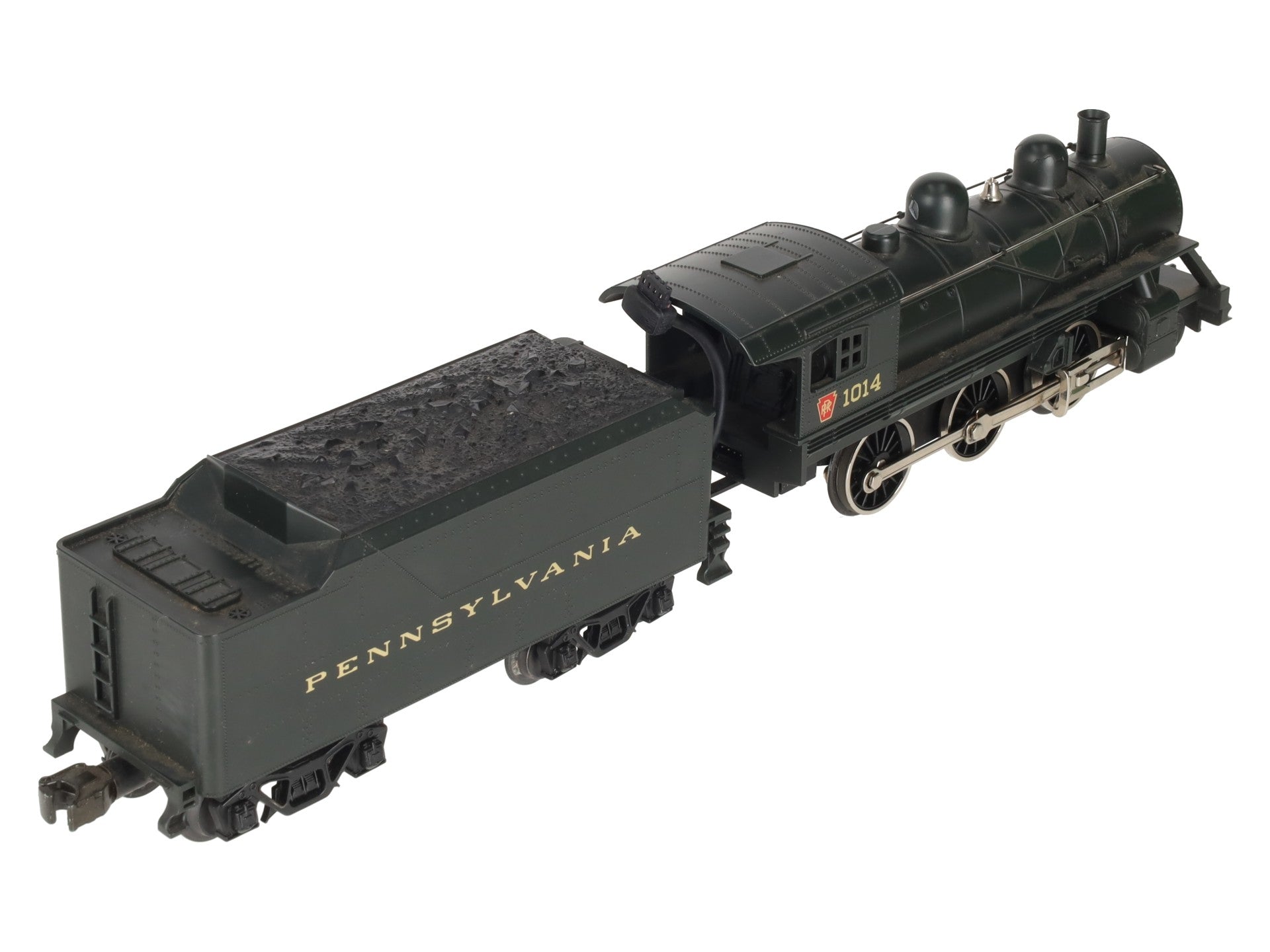 MTH 30-1148-1 Pennsylvania 2-6-0 Steam Engine And Tender w/PS1 #1014 EX/Box