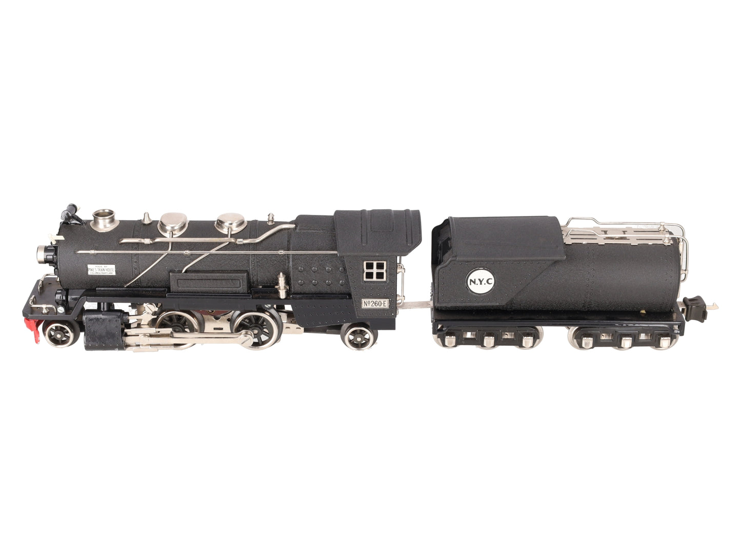 MTH 260E O-Gauge New York Central 2-4-2 Steam Locomotive & Tender #260-E EX