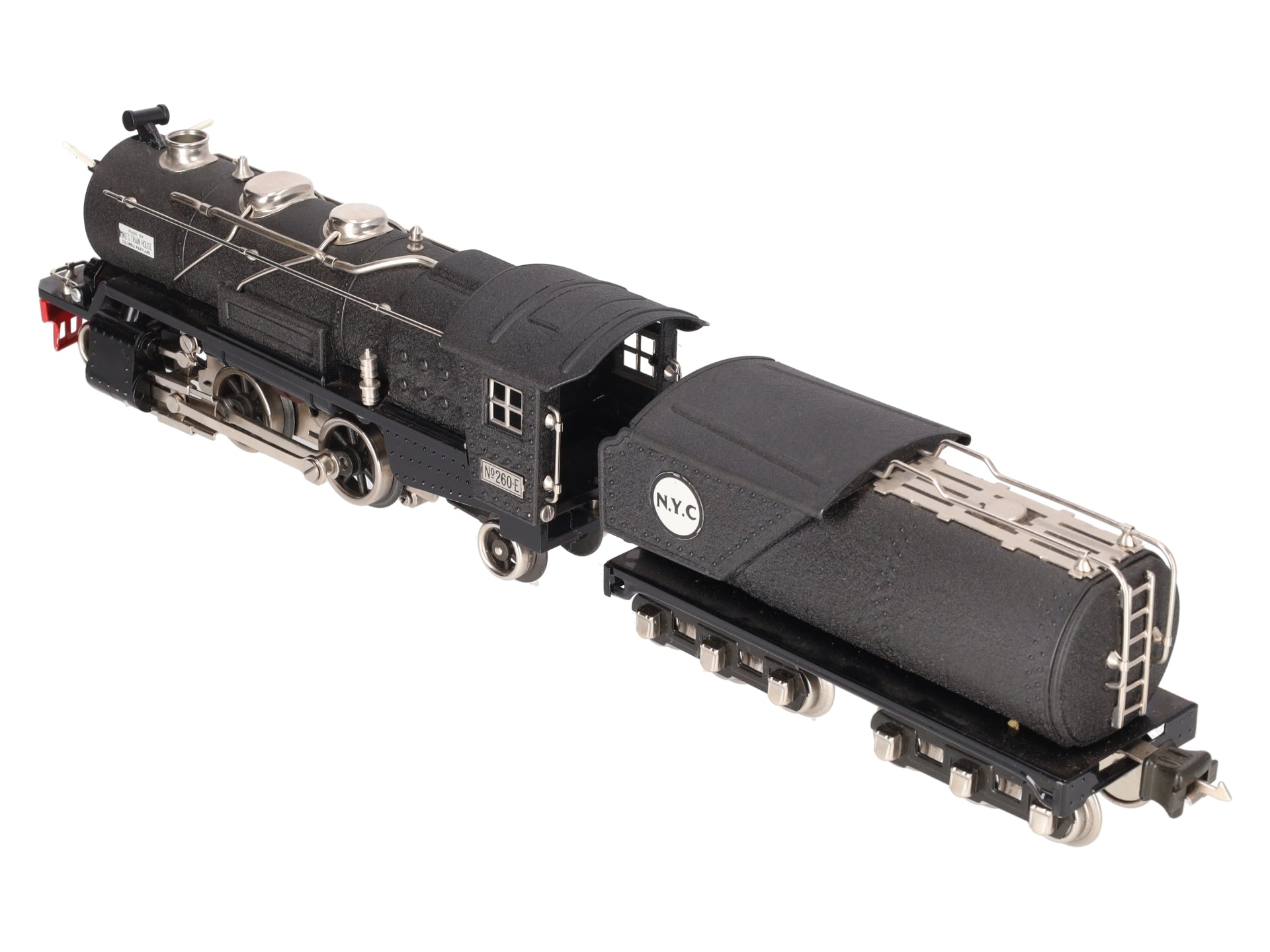 MTH 260E O-Gauge New York Central 2-4-2 Steam Locomotive & Tender #260-E EX