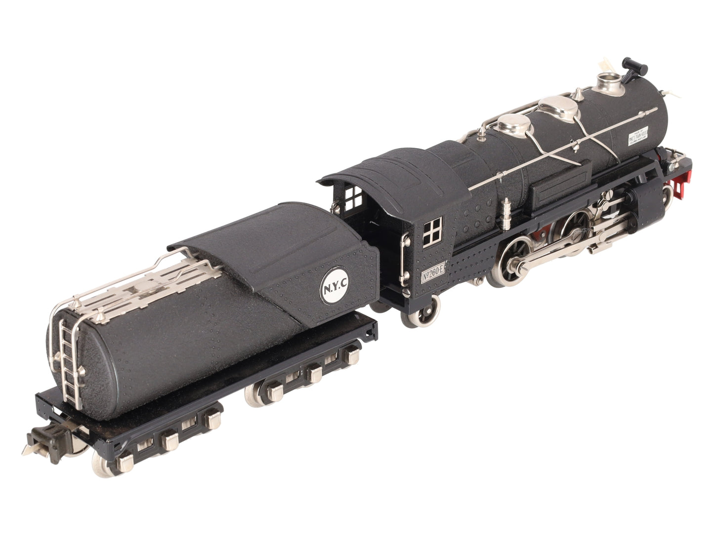MTH 260E O-Gauge New York Central 2-4-2 Steam Locomotive & Tender #260-E EX