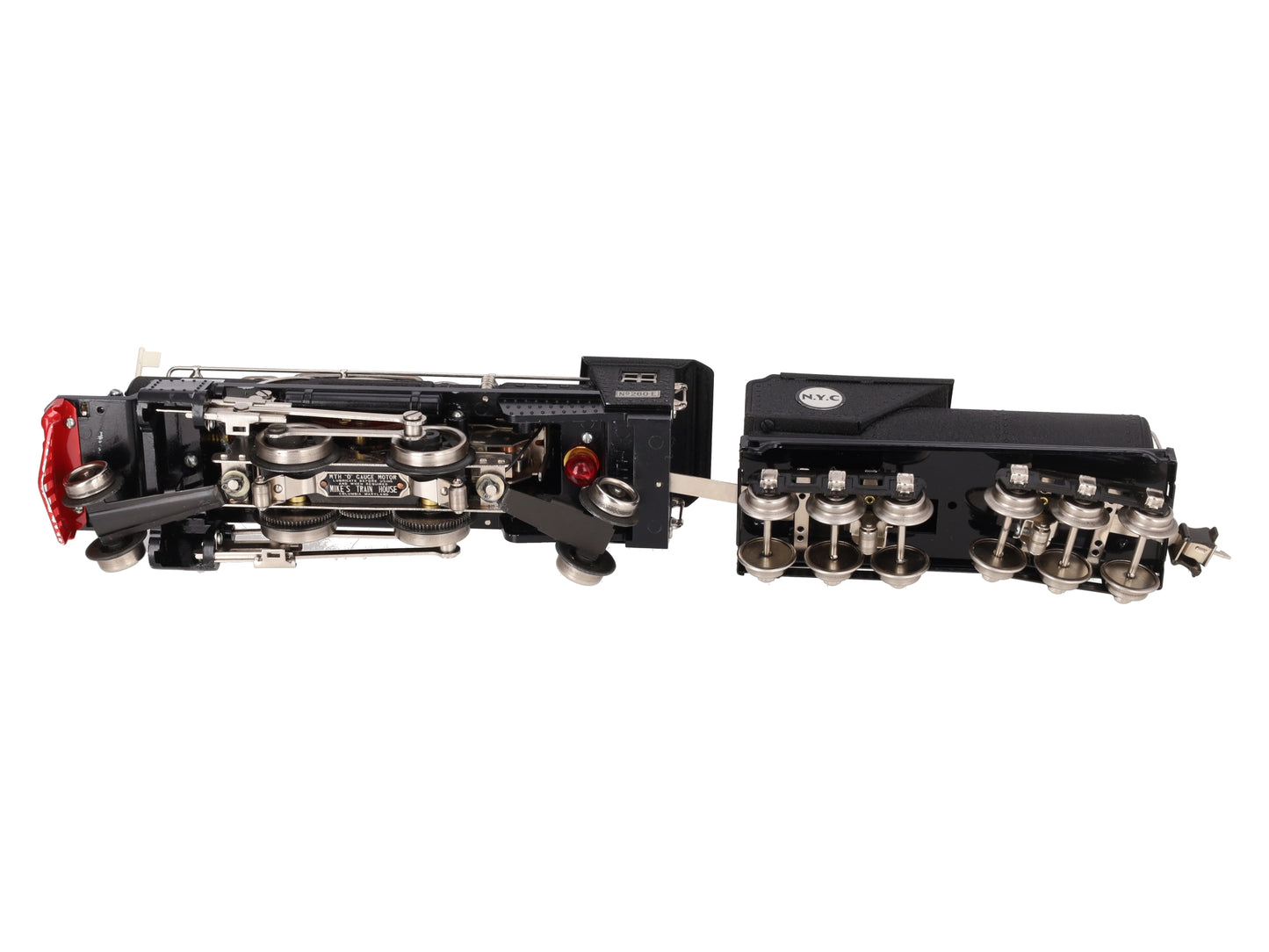 MTH 260E O-Gauge New York Central 2-4-2 Steam Locomotive & Tender #260-E EX