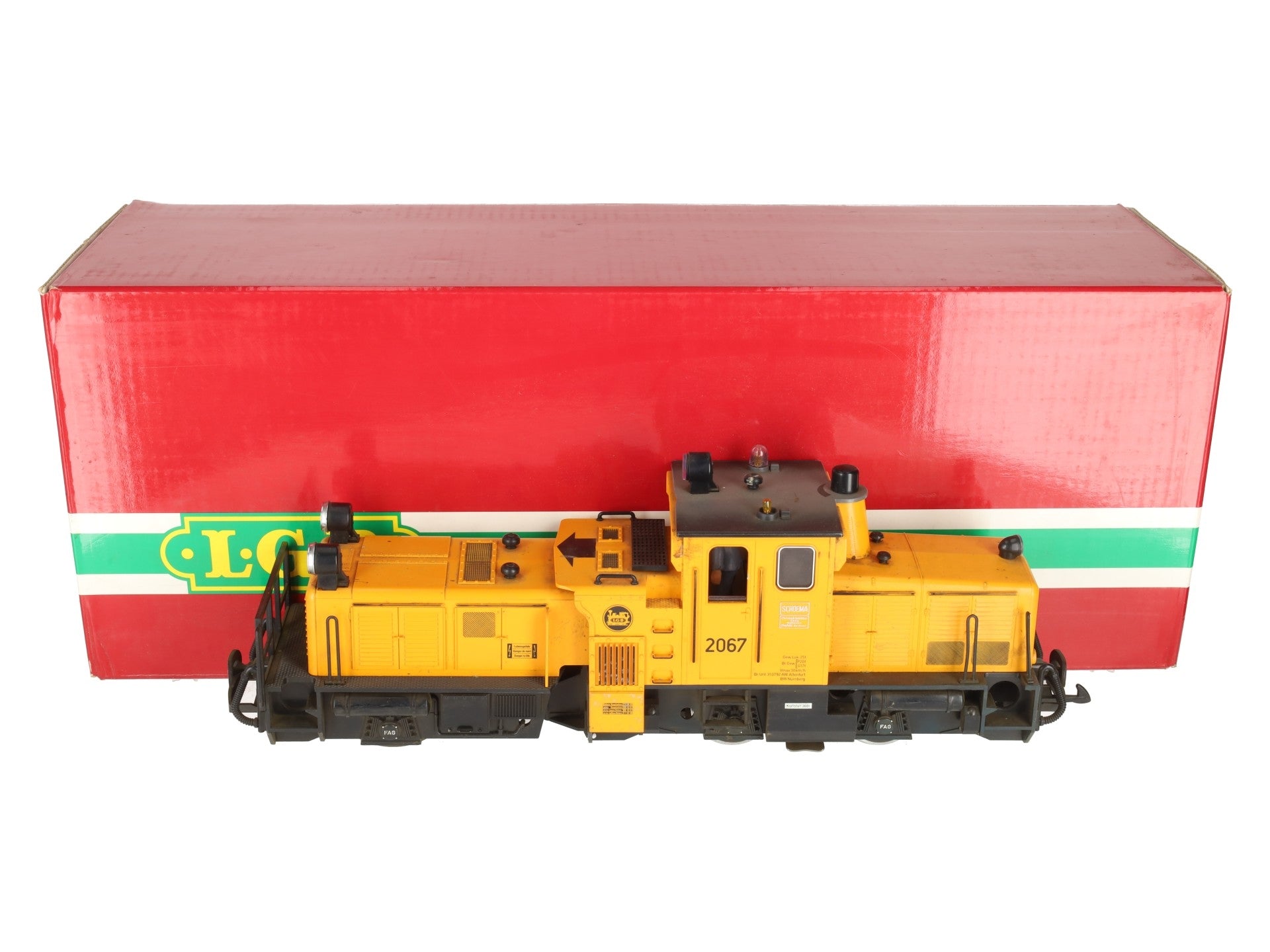 LGB 20670 G Scale Track Cleaning Diesel Locomotive #2067 VG/Box