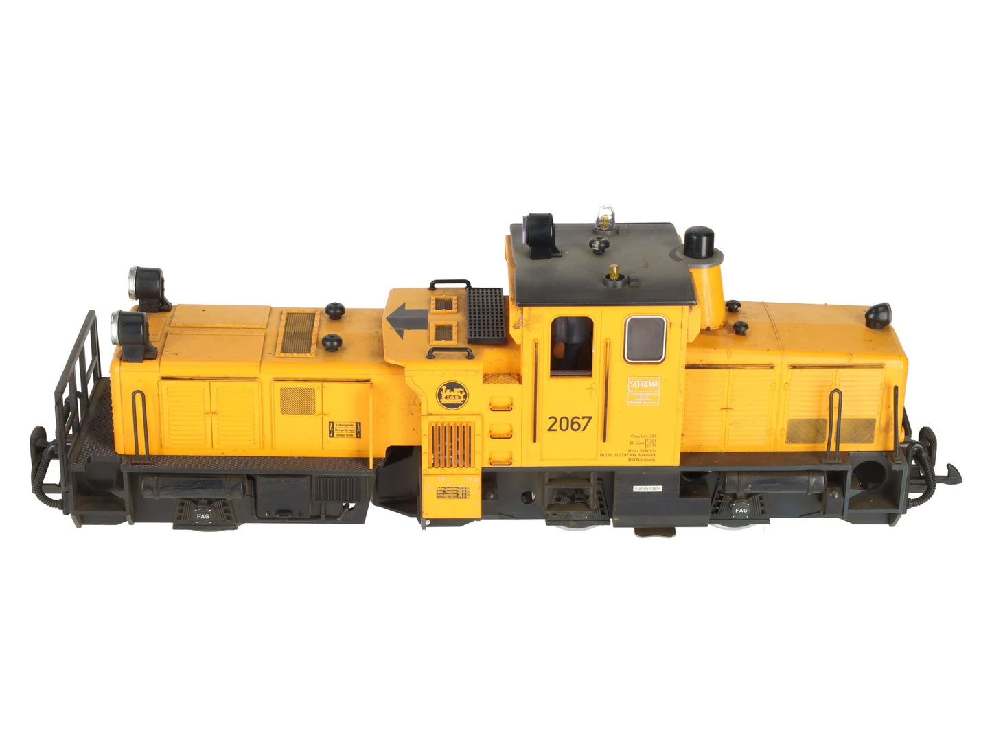 LGB 20670 G Scale Track Cleaning Diesel Locomotive #2067 VG/Box