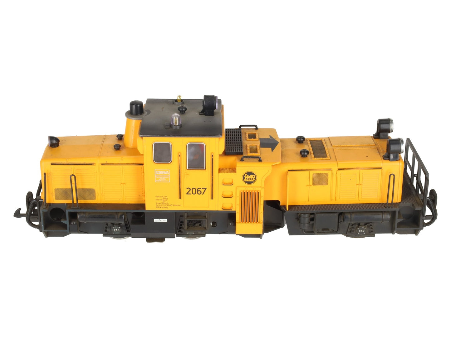 LGB 20670 G Scale Track Cleaning Diesel Locomotive #2067 VG/Box