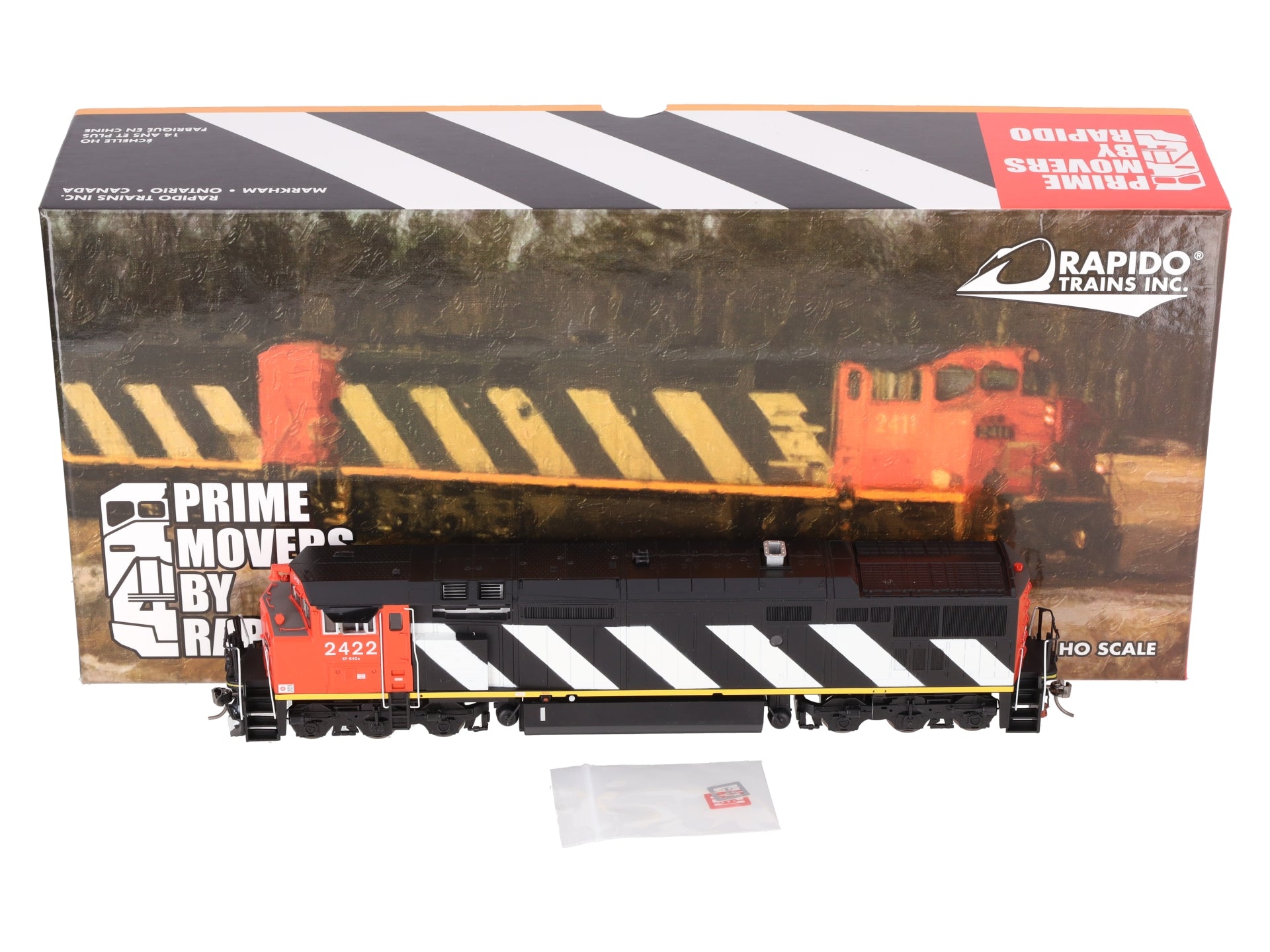 Rapido Trains 400504 HO Canadian National DASH 8-40CM Engine #2422 w/DCC/Sound LN/Box