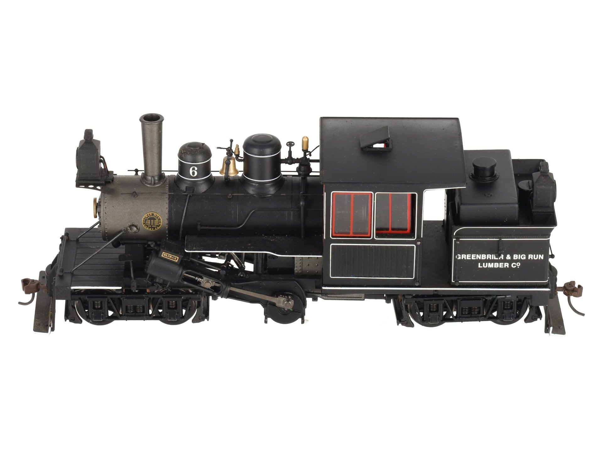 Bachmann 25757 On30 Scale Greenbrier & Big Run Lumber 28 Ton 2-Truck Climax #6 EX/Box