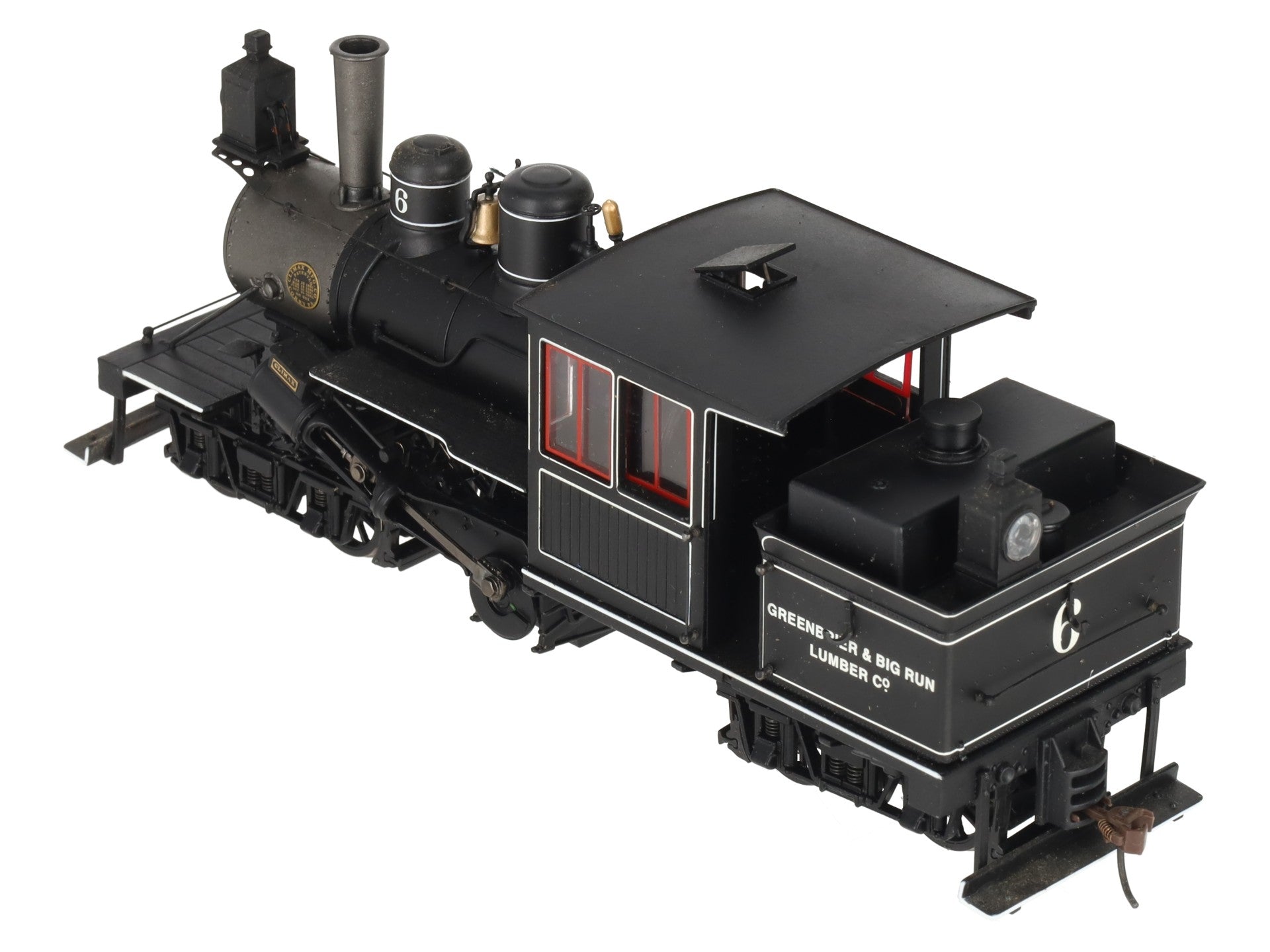 Bachmann 25757 On30 Scale Greenbrier & Big Run Lumber 28 Ton 2-Truck Climax #6 EX/Box