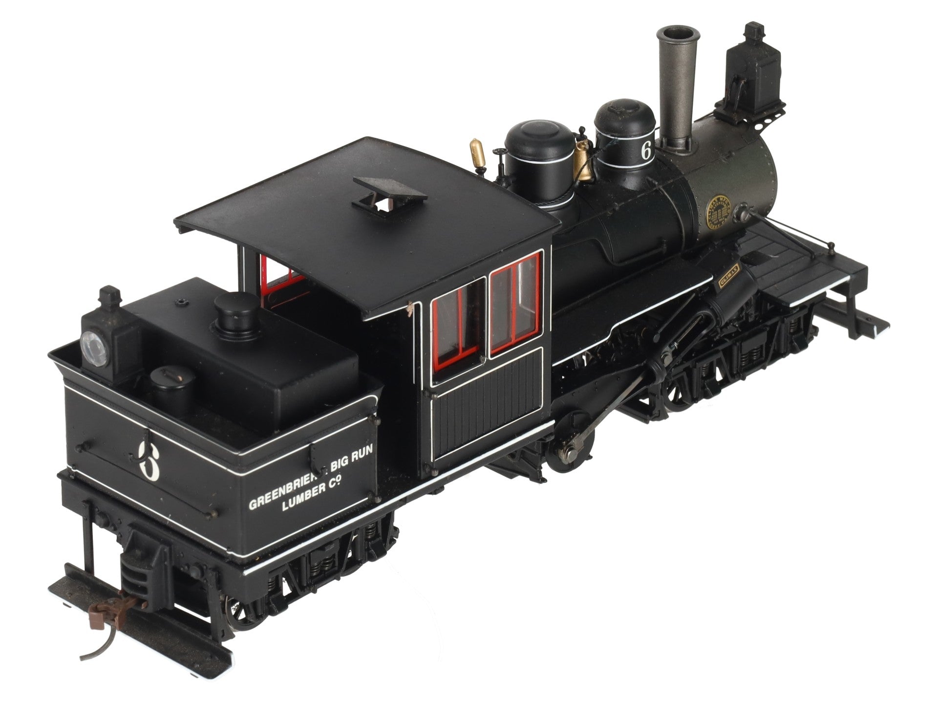 Bachmann 25757 On30 Scale Greenbrier & Big Run Lumber 28 Ton 2-Truck Climax #6 EX/Box