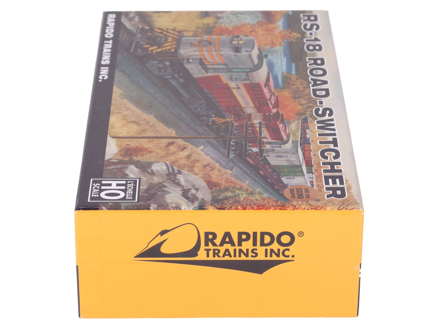 Rapido Trains 32522 HO Canadian National MLW RS-18 Diesel Loco Sound #3831 EX/Box