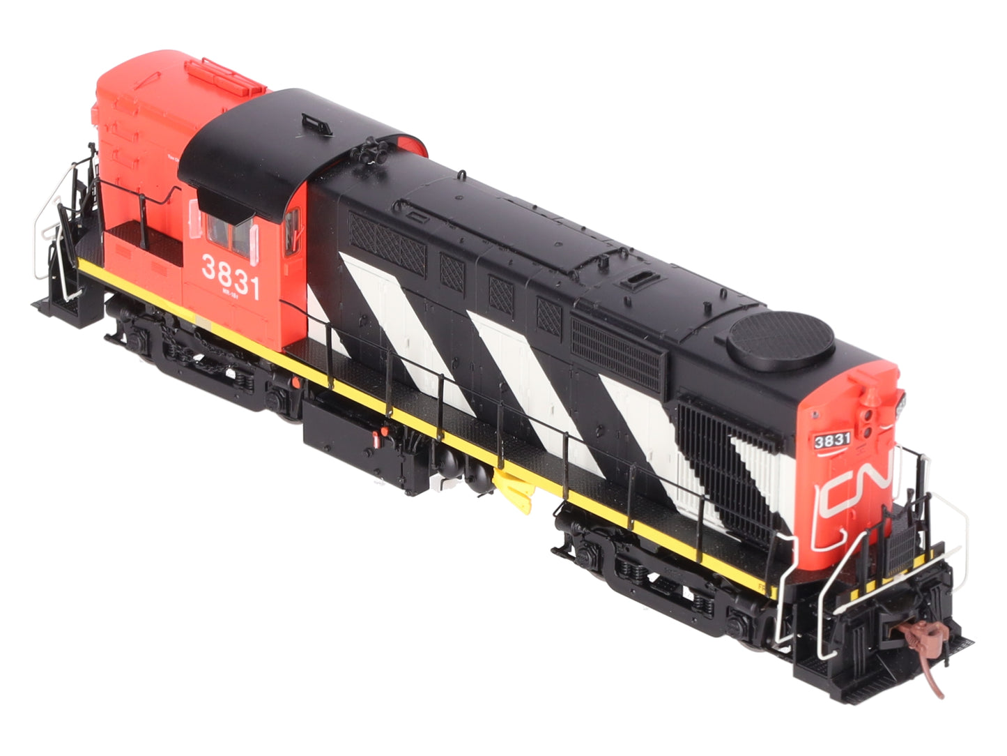 Rapido Trains 32522 HO Canadian National MLW RS-18 Diesel Loco Sound #3831 EX/Box