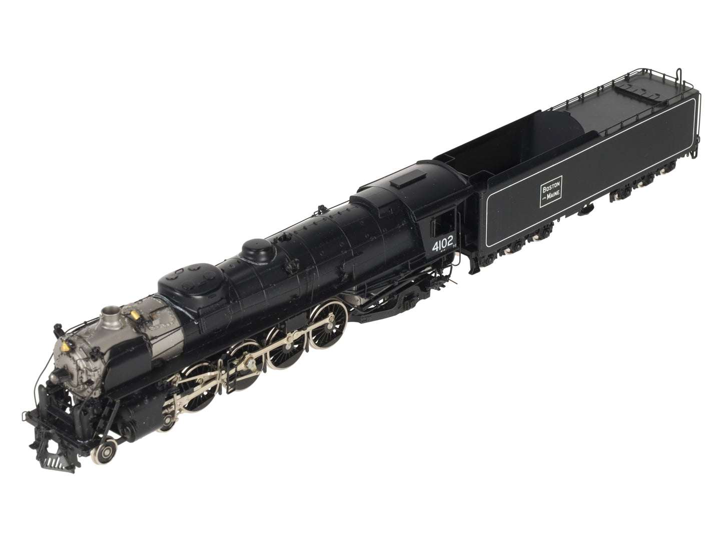 Key Imports HO BRASS B&M 4-8-2 R-1A Steam Locomotive & Tender #4102 - F/P EX/Box