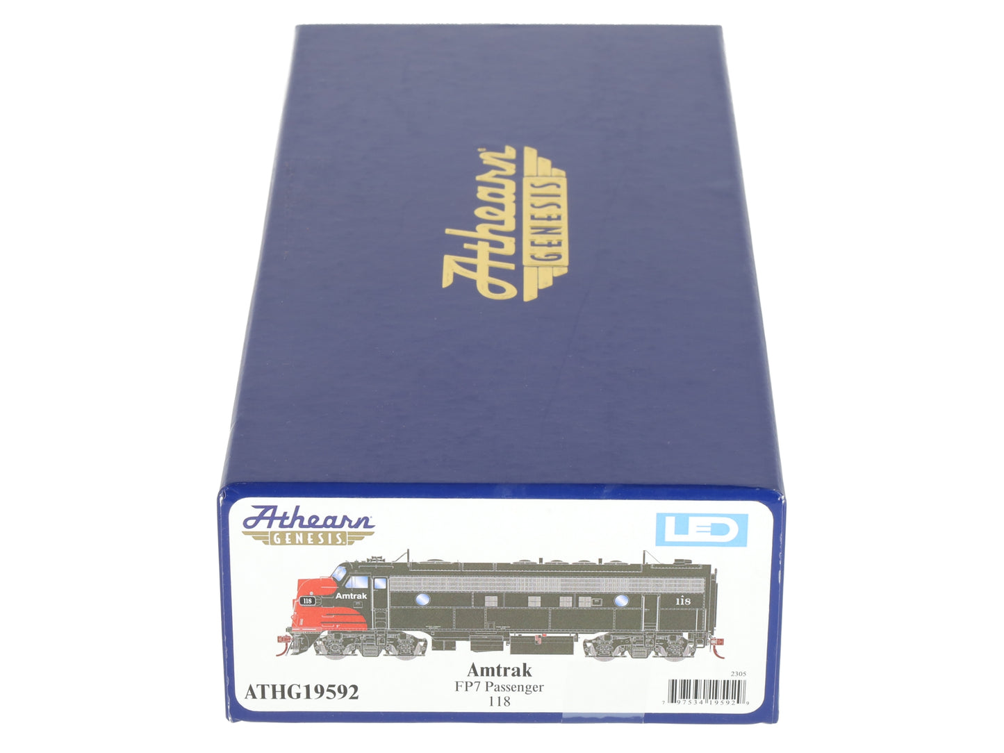 Athearn G19592 HO Scale Amtrak FP7 Passenger Diesel Locomotive #118 EX/Box