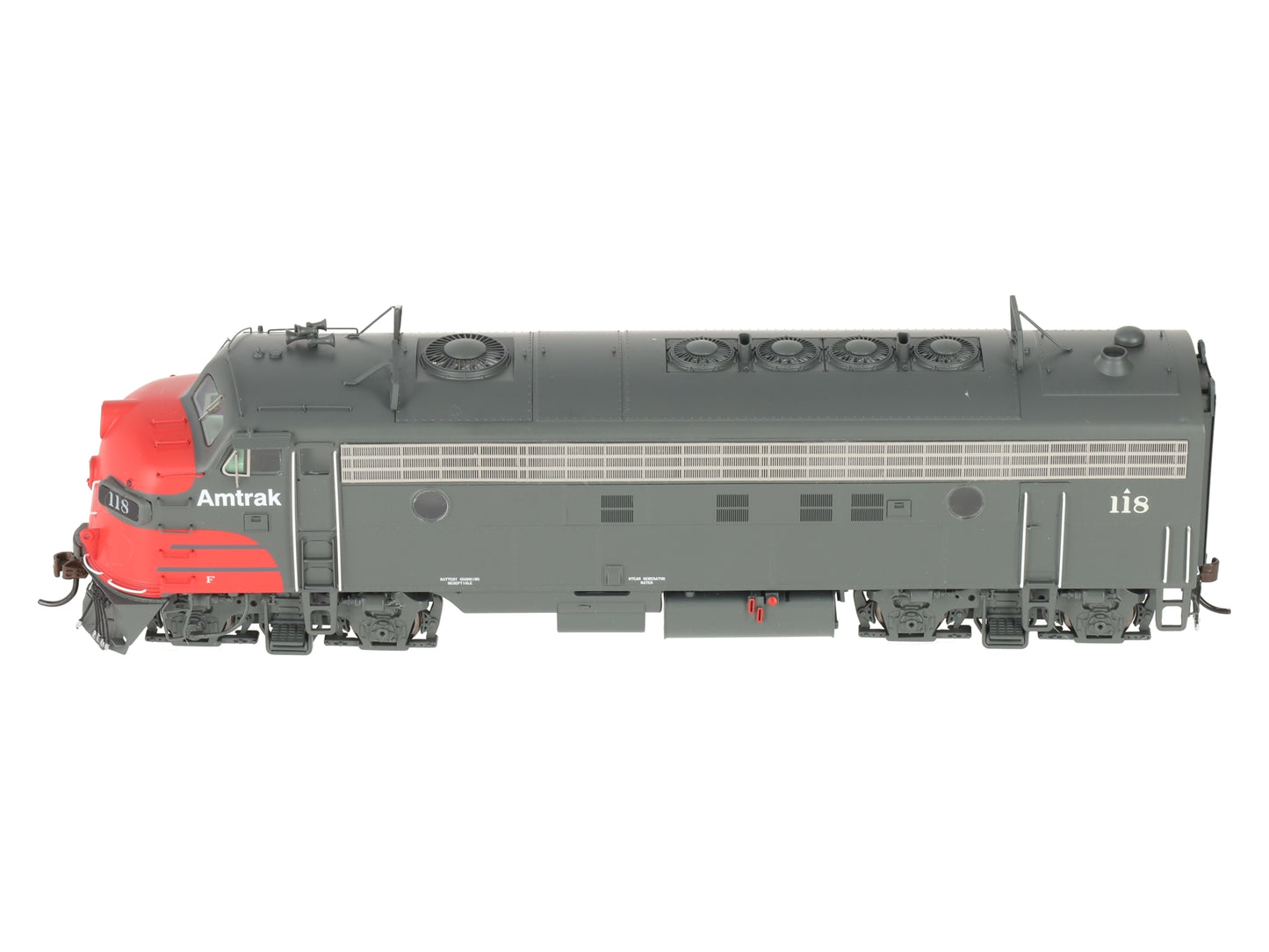 Athearn G19592 HO Scale Amtrak FP7 Passenger Diesel Locomotive #118 EX/Box