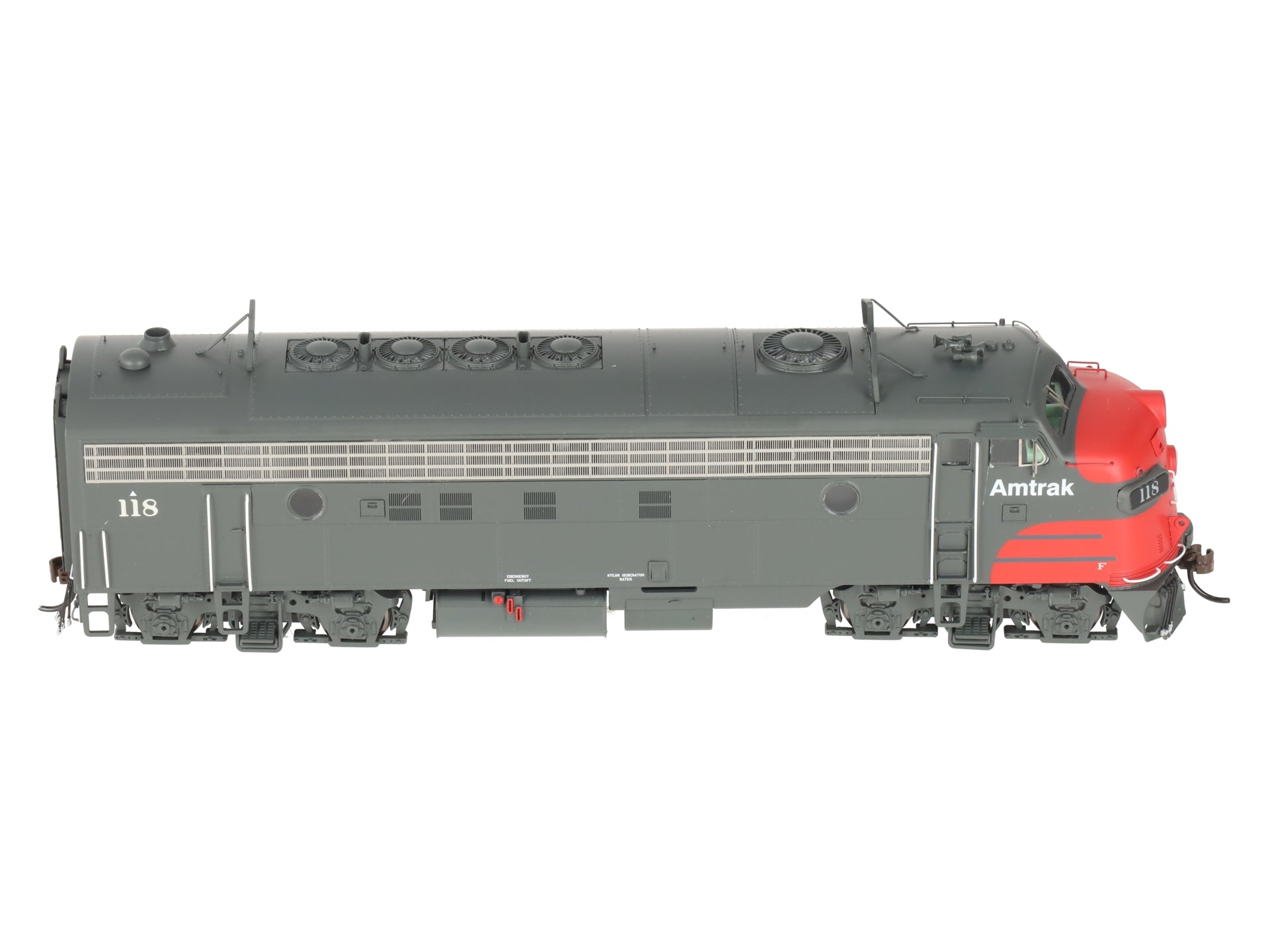 Athearn G19592 HO Scale Amtrak FP7 Passenger Diesel Locomotive #118 EX/Box