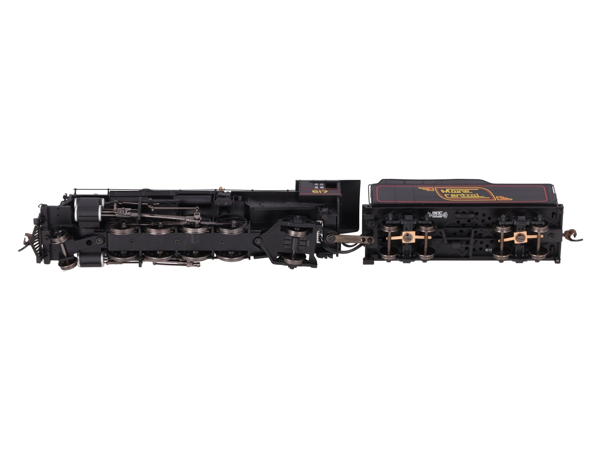 Bachmann 54305 HO MEC 2-8-2 Light Steam Loco w/ Med Tender w/ Sound & DCC #617 EX/Box