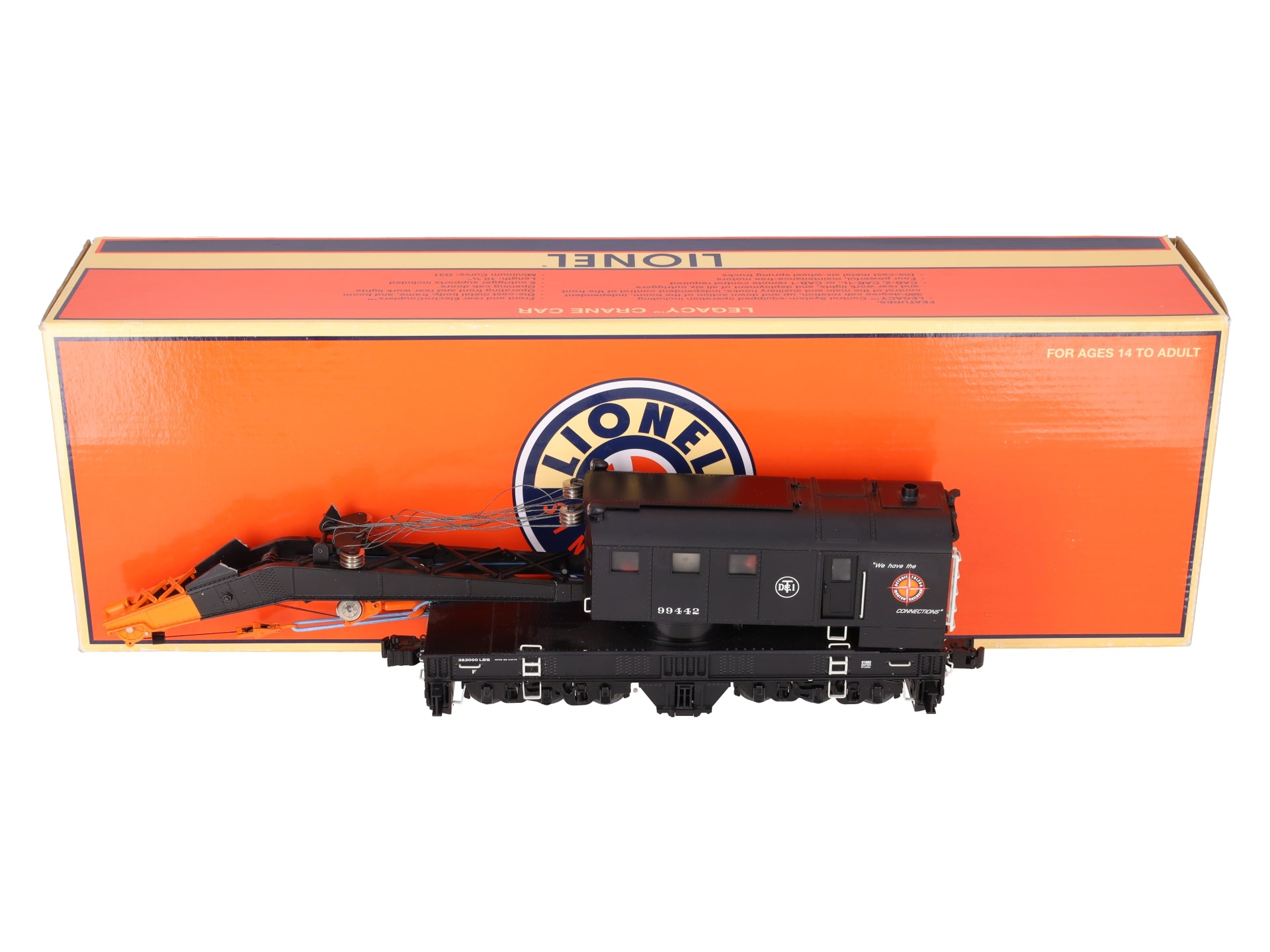 Lionel 6-81882 O DT&I Command Control Crane/Legacy #99442 VG/Box