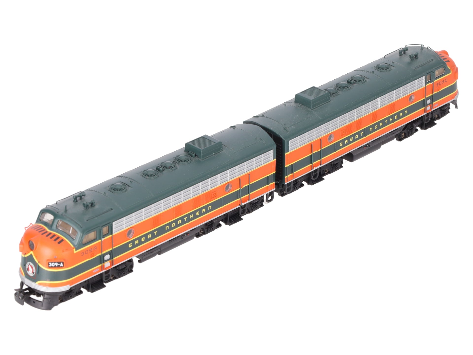Marklin 39621 HO Great Northern F7 A/A Diesel Electric Loco MFX+ w/Sound EX/Box